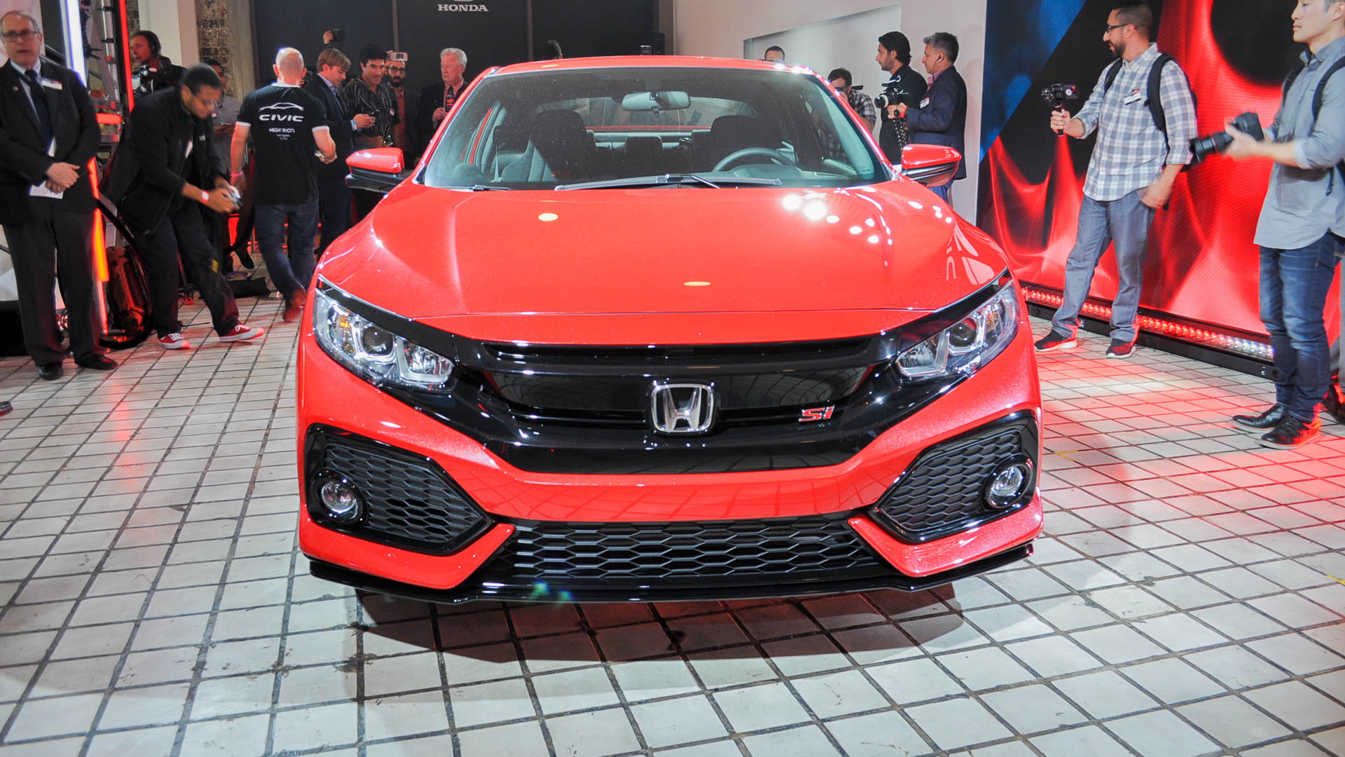 2017 Honda Civic Si Coupe prototype, 2016 Los Angeles auto show