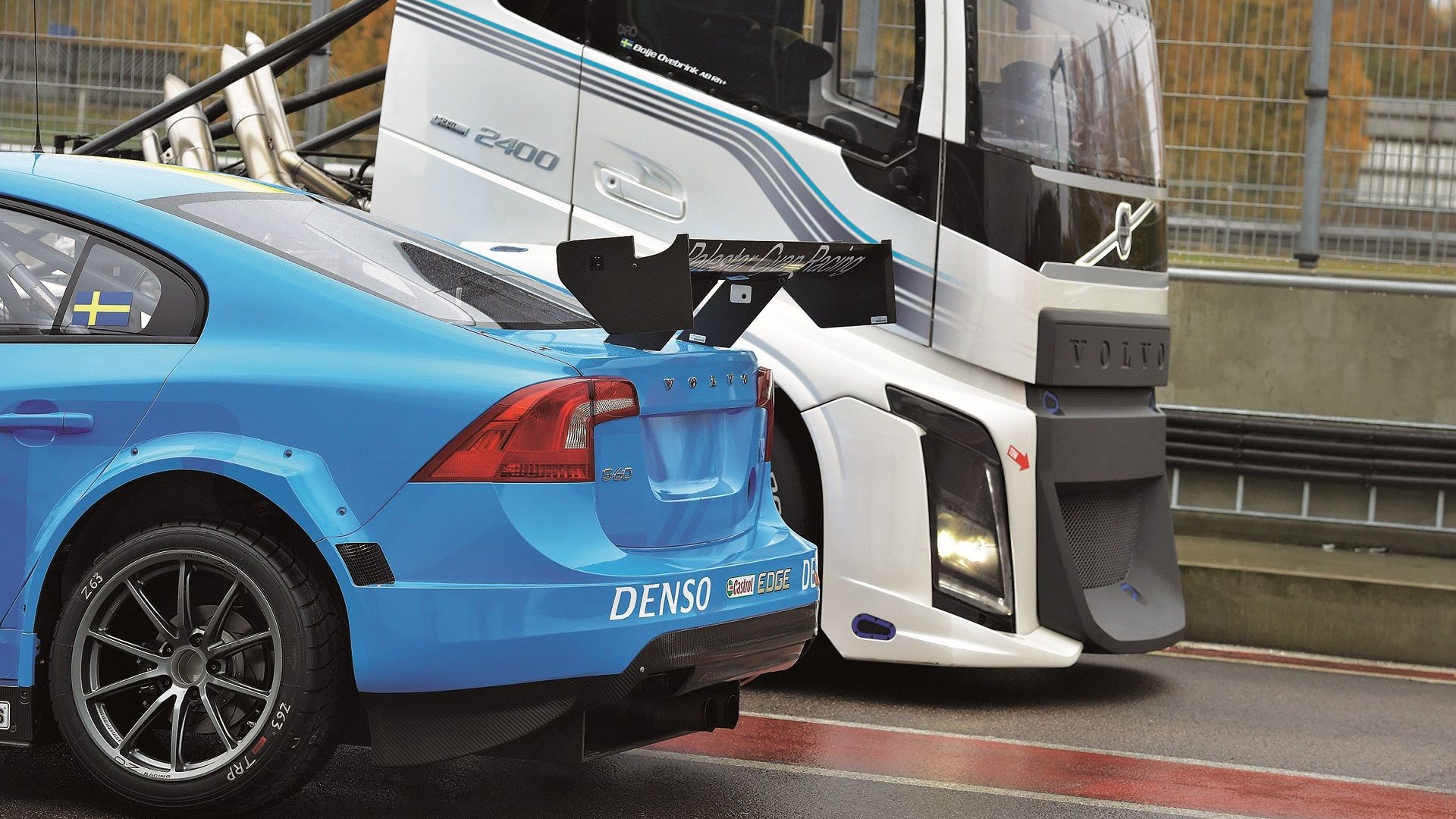 Volvo Trucks Iron Knight vs. Volvo S60 Polestar TC1 