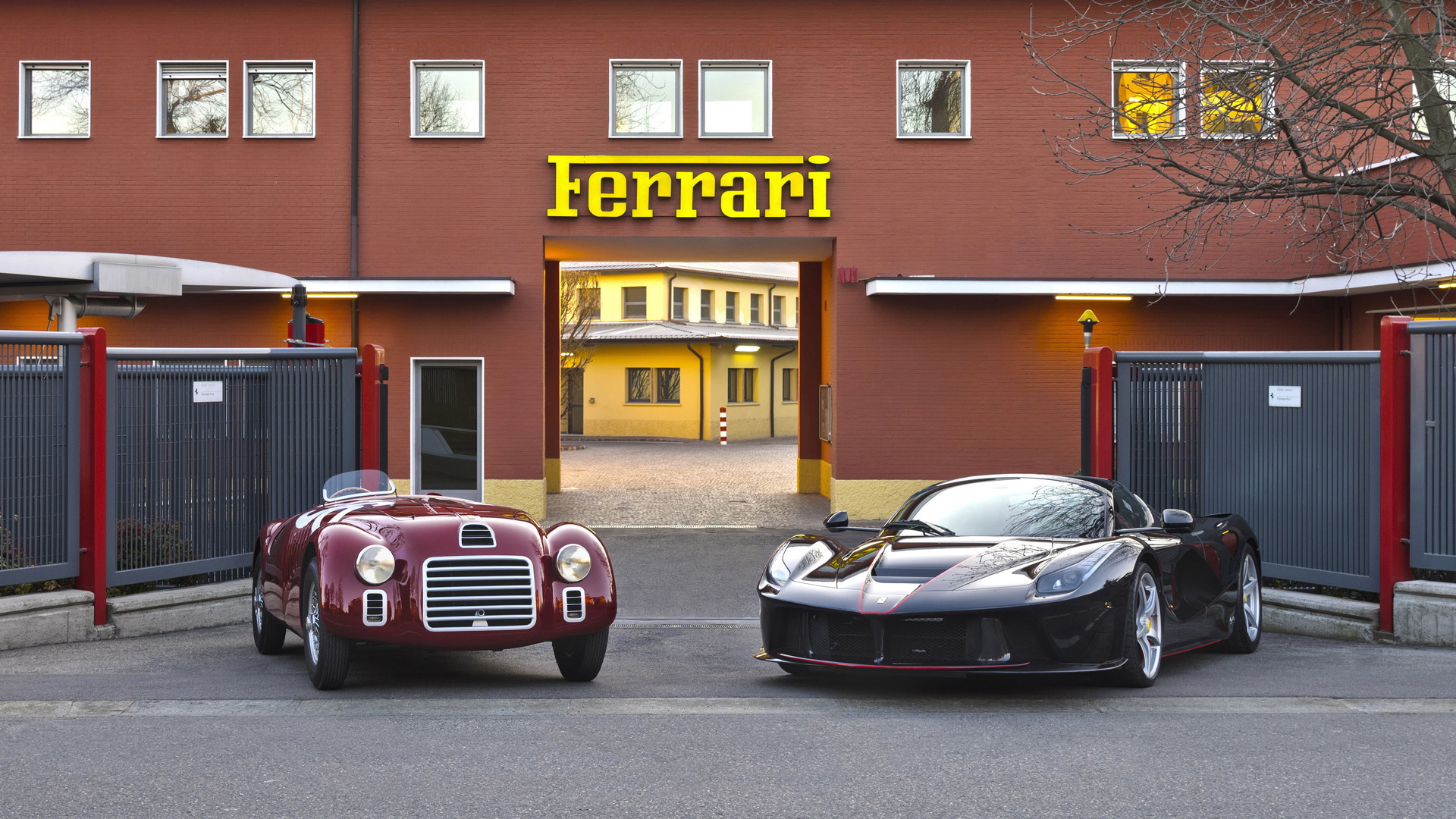 1947 Ferrari 125 S and 2017 Ferrari LaFerrari Aperta