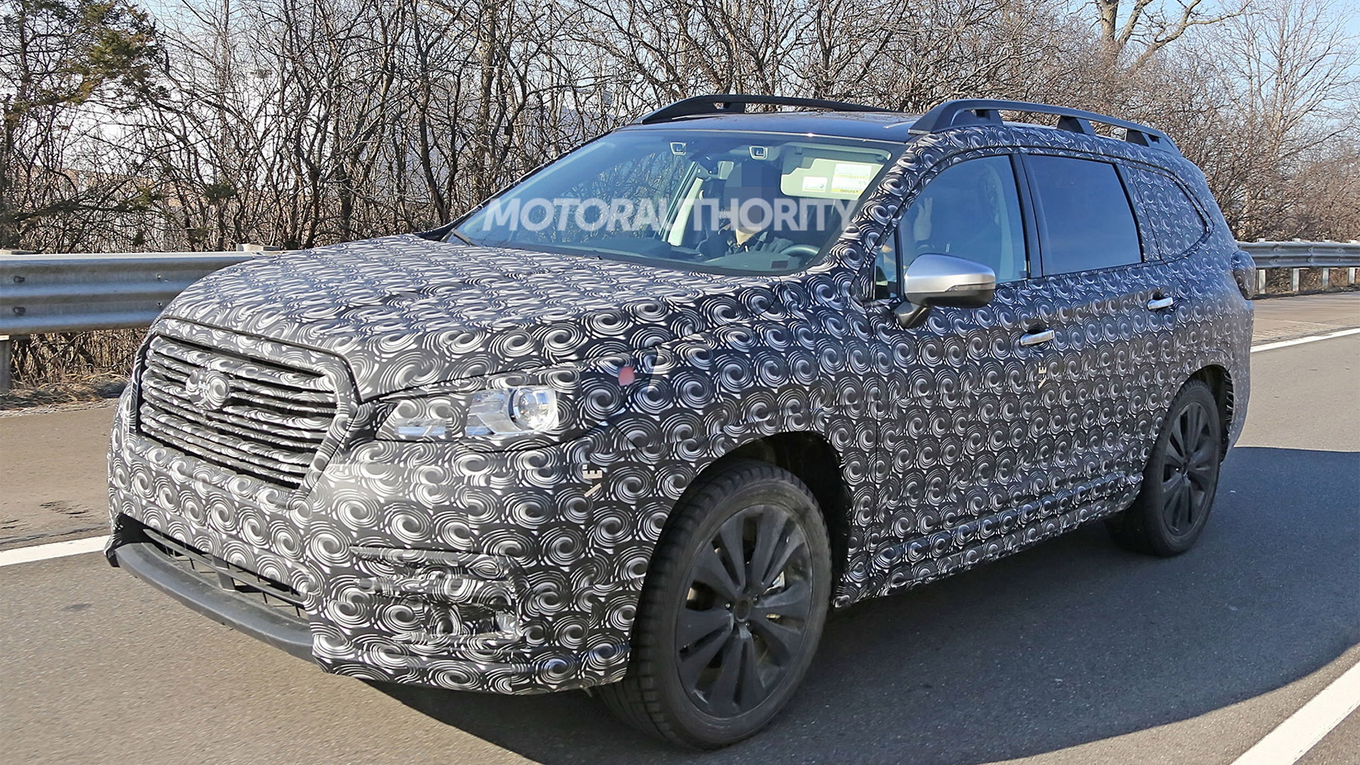 2019 Subaru Ascent spy shots - Image via S. Baldauf/SB-Medien