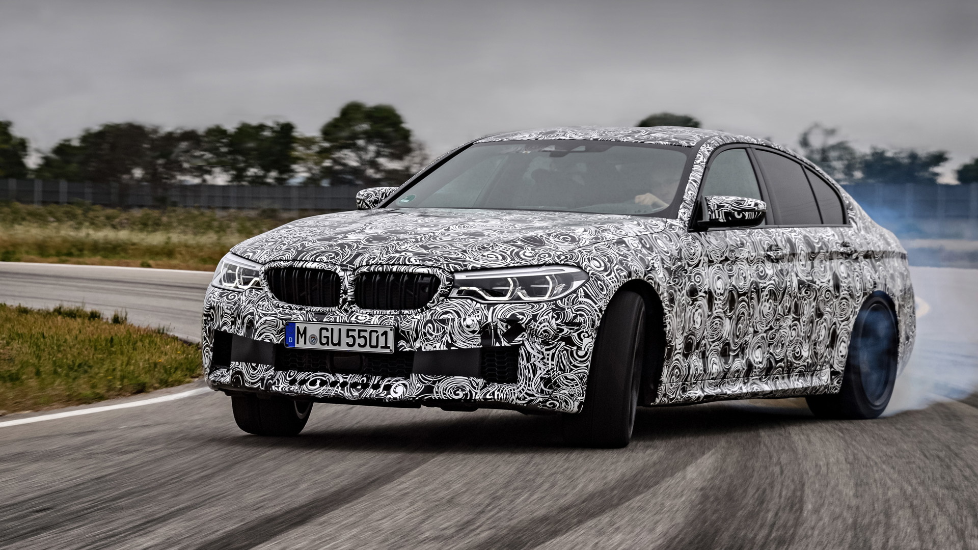 BMW M5 with m xDrive all-wheel-drive system