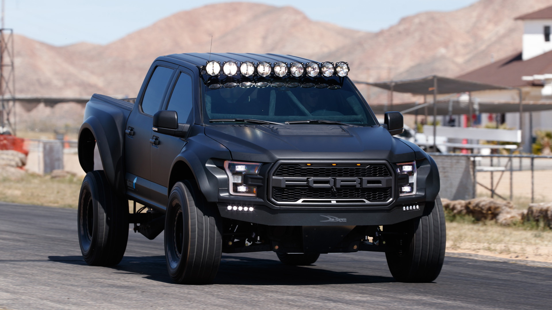 2017 Ford F-150 Raptor equipped with Alcon brake upgrade