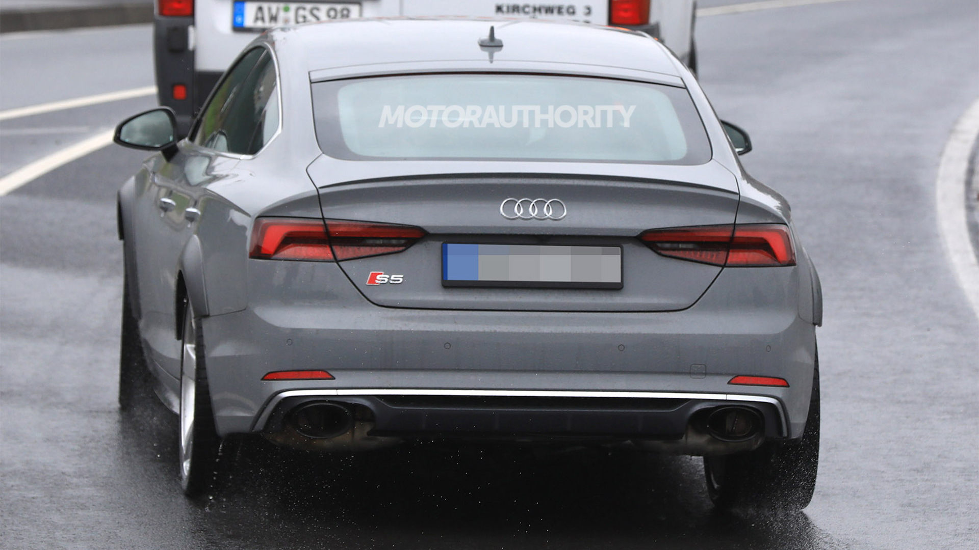 2019 Audi RS 5 Sportback test mule spy shots - Image via S. Baldauf/SB-Medien
