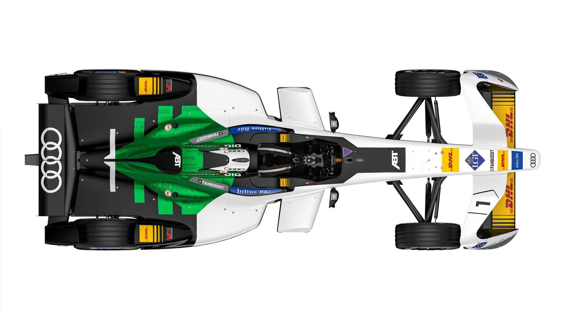 2017/2018 Audi e-tron FE04 Formula E racecar