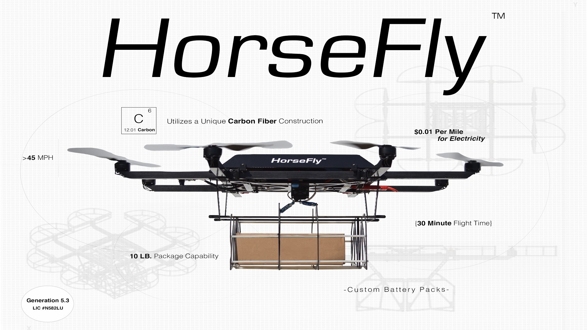 HorseFly drone option for Workhorse N-Gen electric delivery van