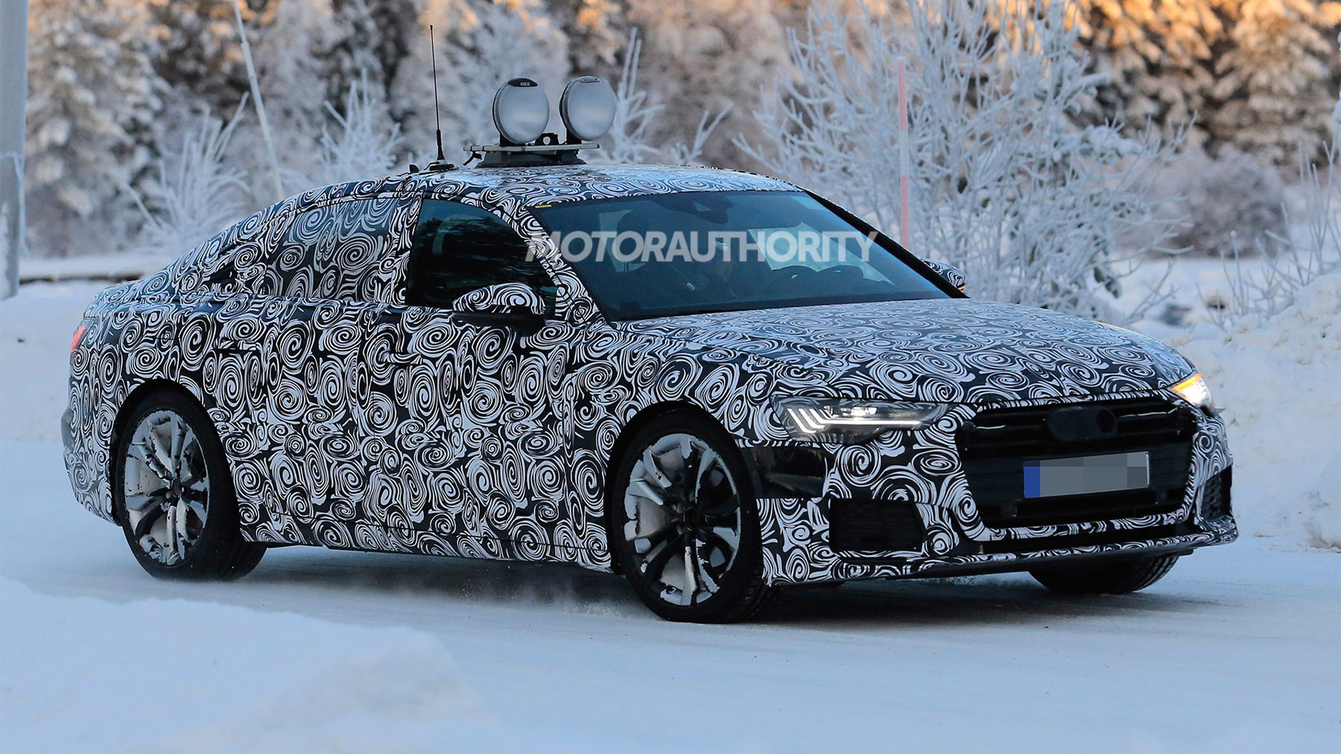 2019 Audi A6 spy shots - Image via S. Baldauf/SB-Medien