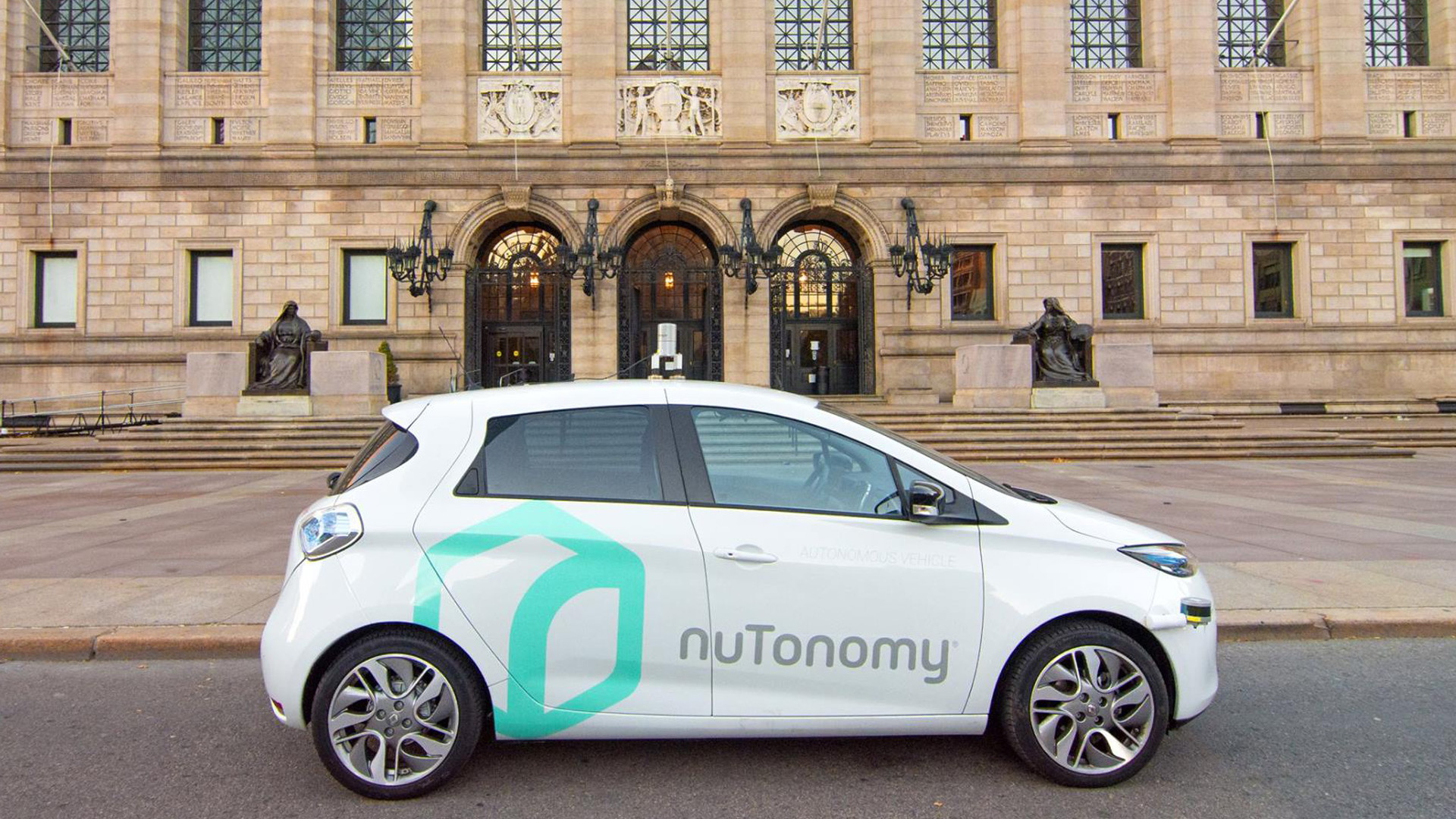 nuTonomy self-driving prototype on the streets of Boston