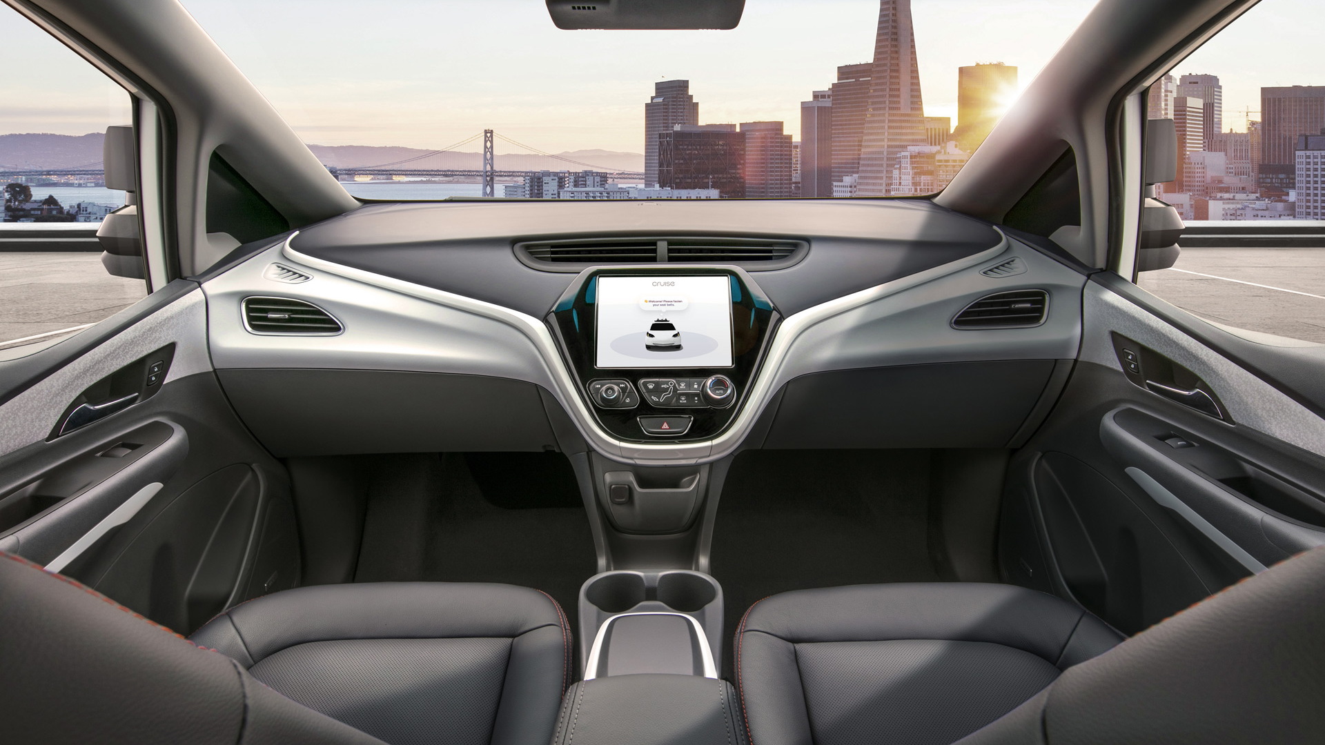 General Motors' Cruise AV self-driving car has no steering wheel or pedals