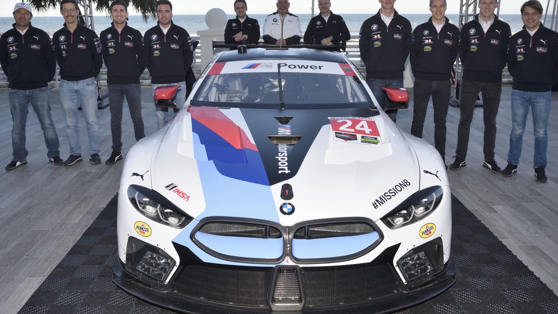 2018 BMW M8 GTE race car