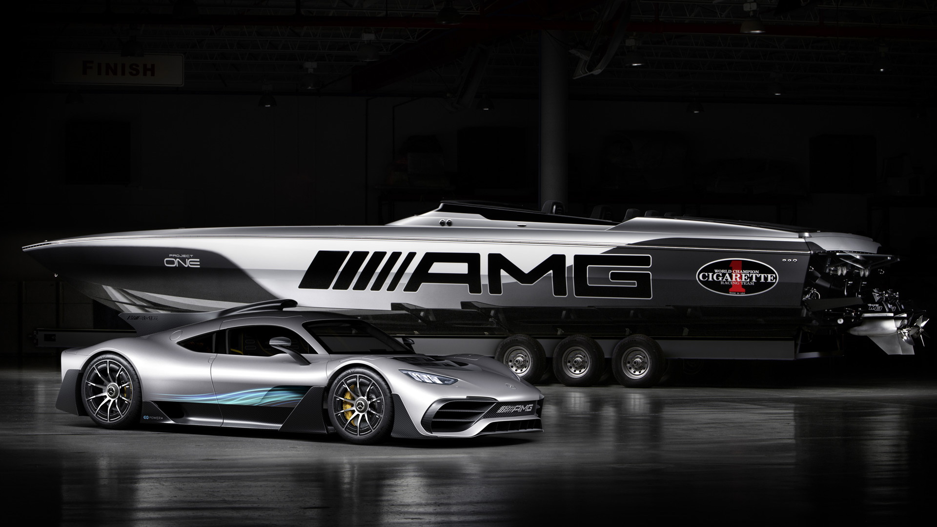 2018 Cigarette Racing 515 Project One with the Mercedes-AMG Project One