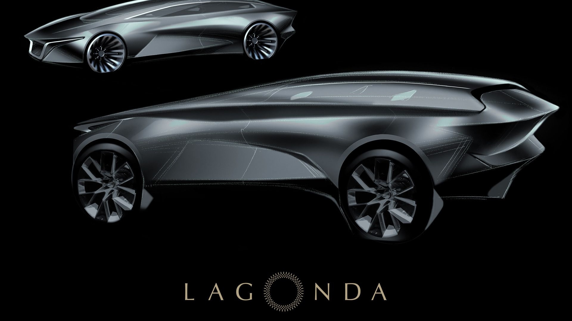 Teaser for Lagonda SUV debuting in 2021