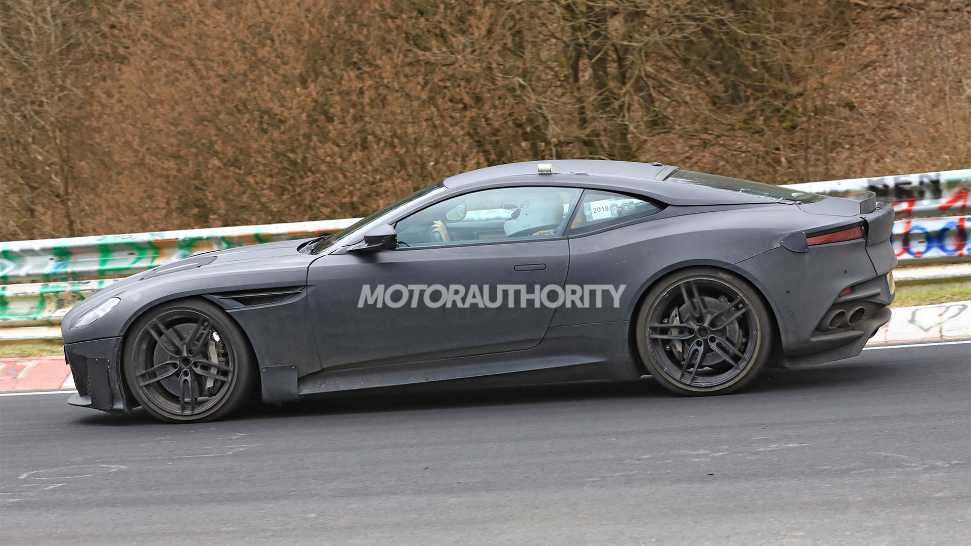 2020 Aston Martin DBS Superleggera spy shots - Image via S. Baldauf/SB-Medien