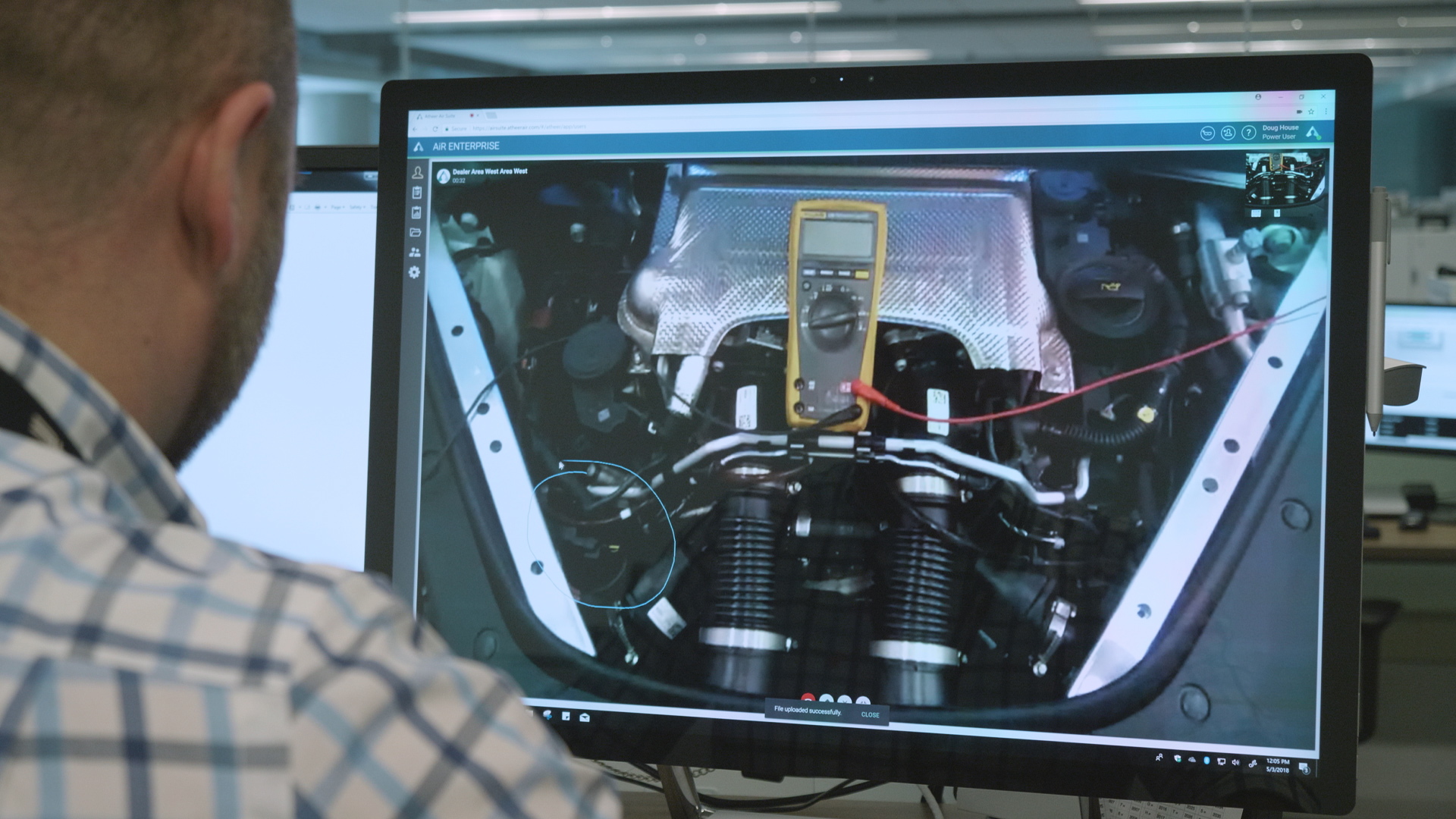 Porsche augmented reality glasses for technicians