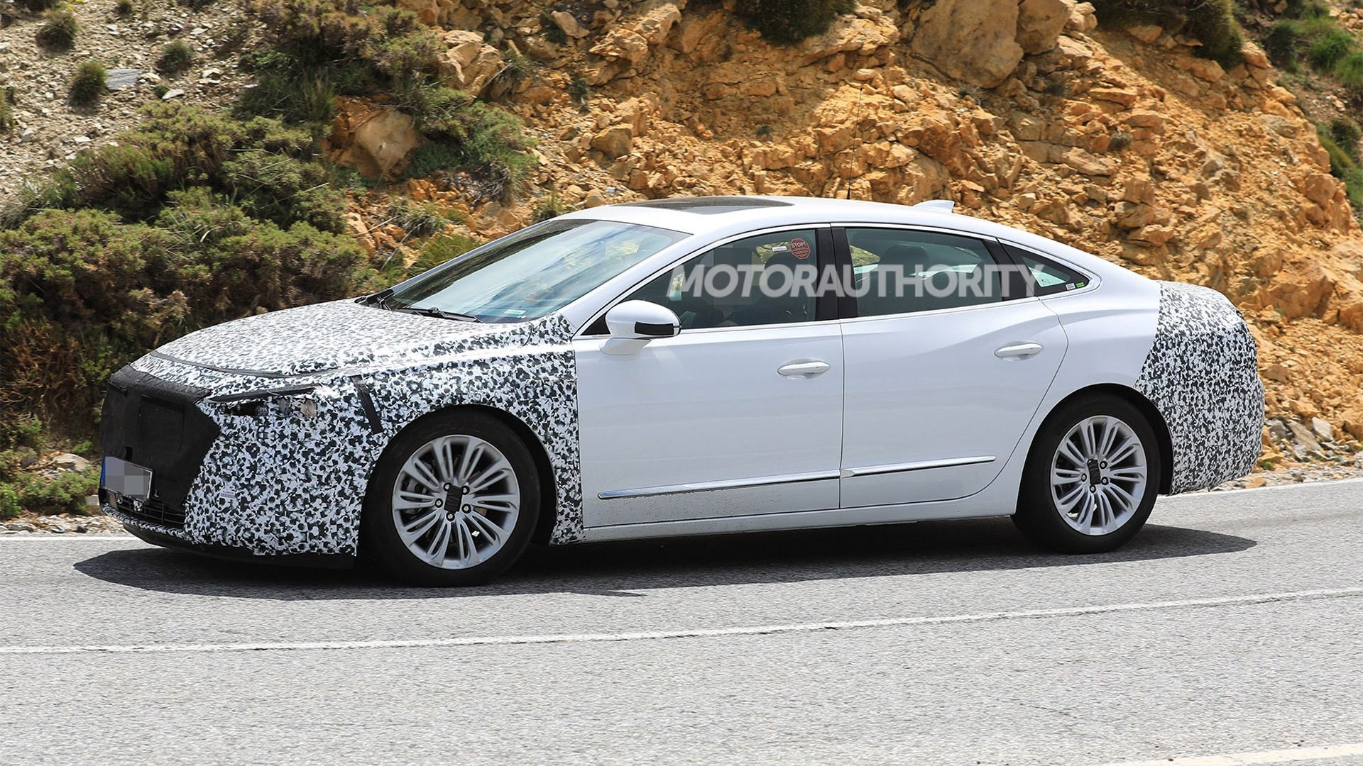 2020 Buick LaCrosse facelift spy shots - Image via S. Baldauf/SB-Medien