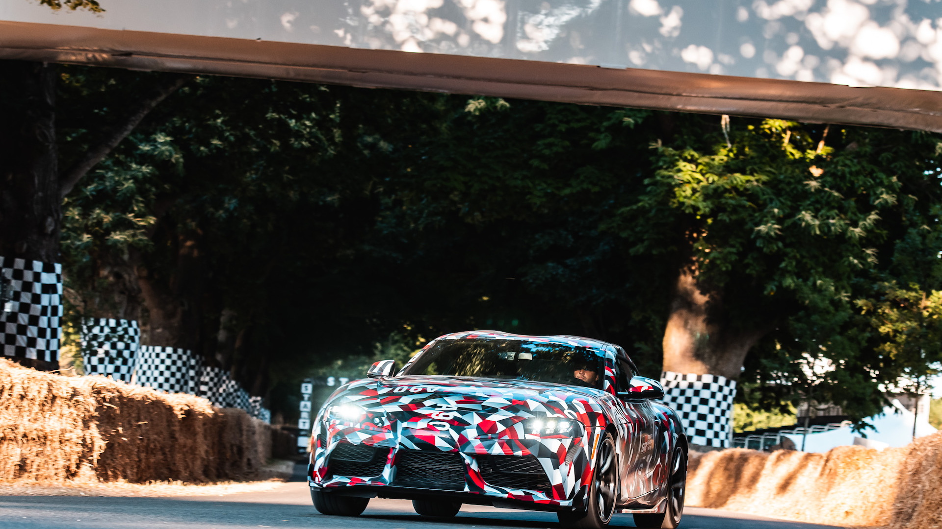 Toyota Supra dynamic debut at 2018 Goodwood Festival of Speed