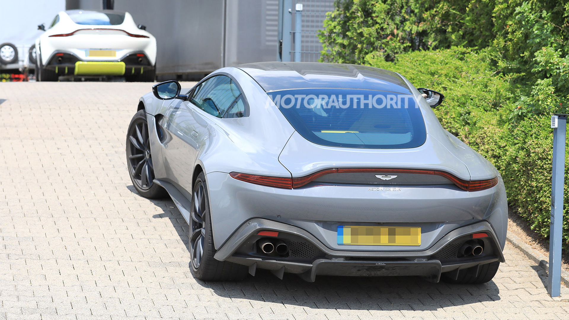 2020 Aston Martin Vantage test mule spy shots - Image via S. Baldauf/SB-Medien