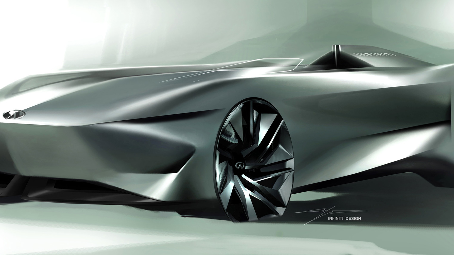 Teaser for Infiniti Prototype 10 concept debuting on August 23, 2018