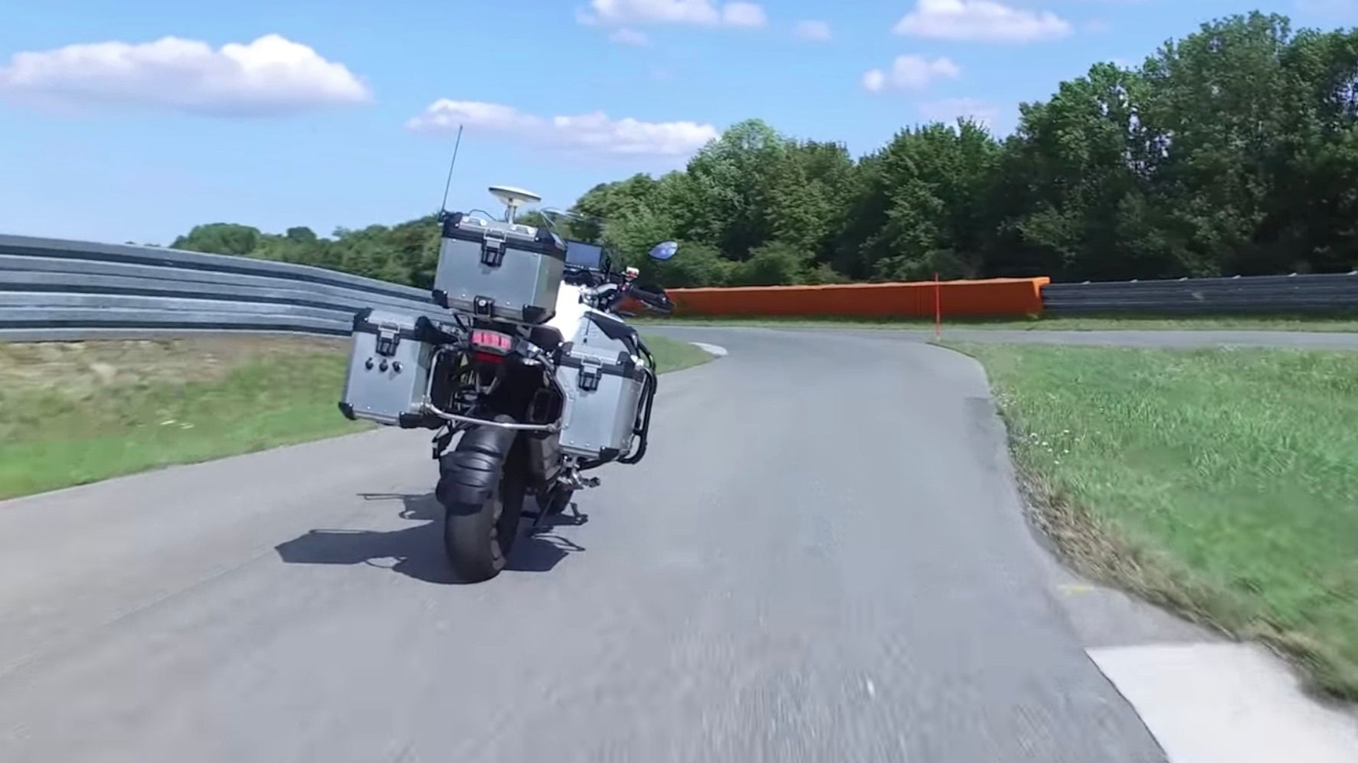 BMW self-riding motorcycle