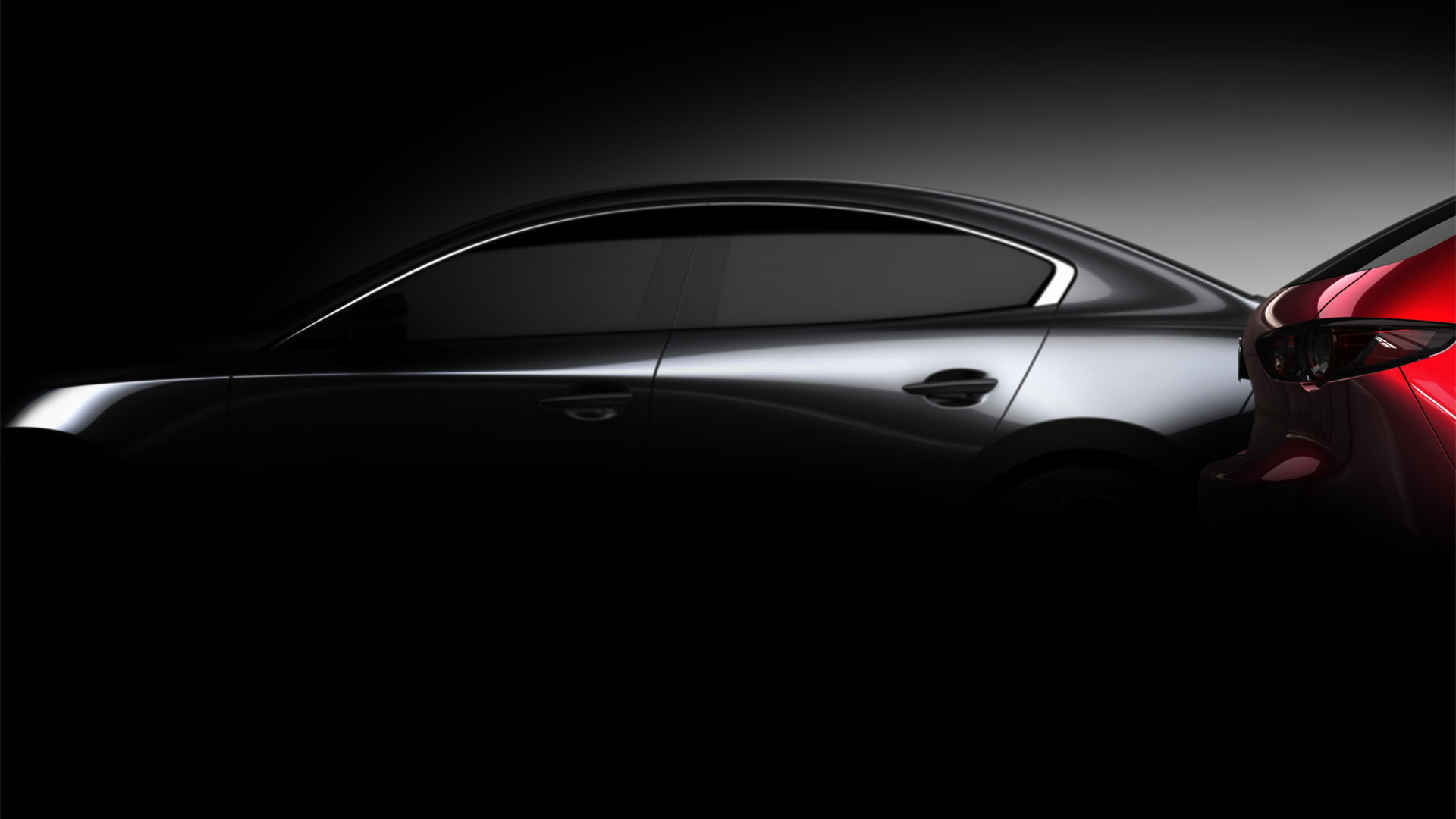 Teaser for next-gen Mazda 3 debuting at 2018 Los Angeles auto show