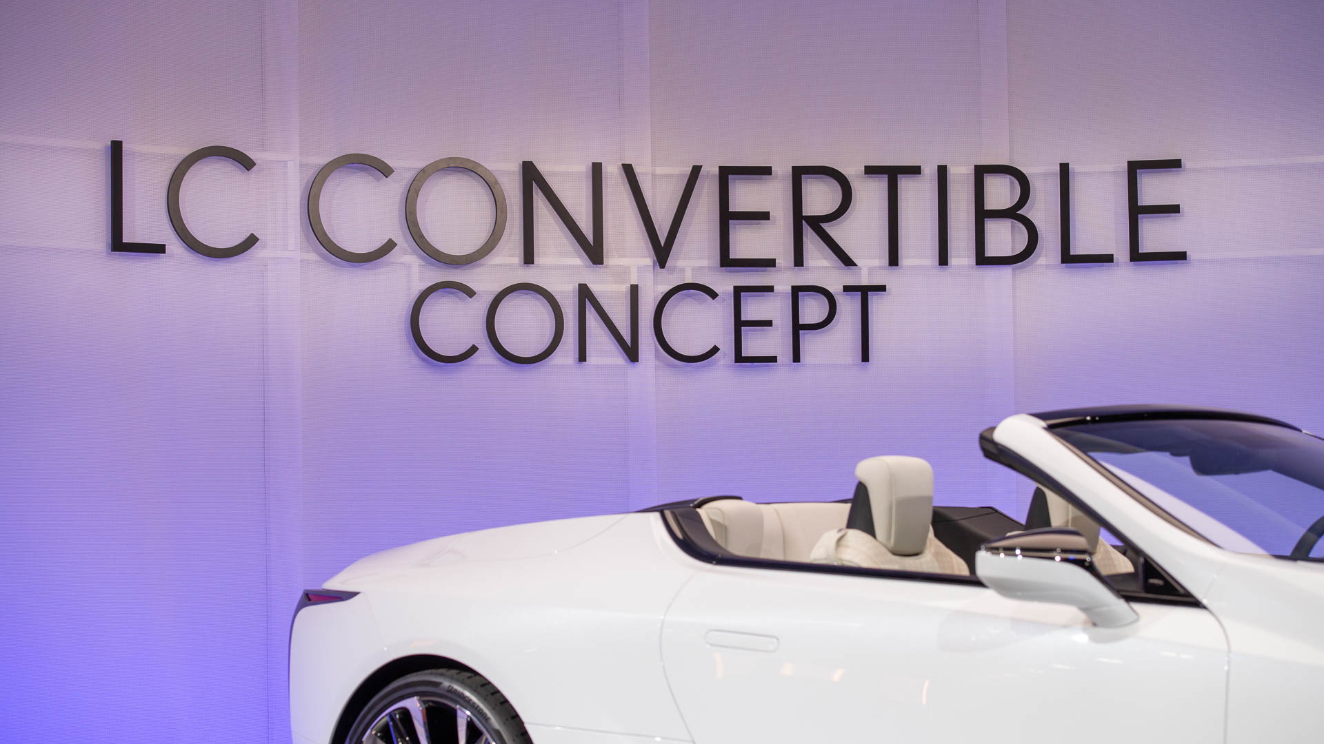 Lexus LC Convertible Concept, 2019 Detroit auto show