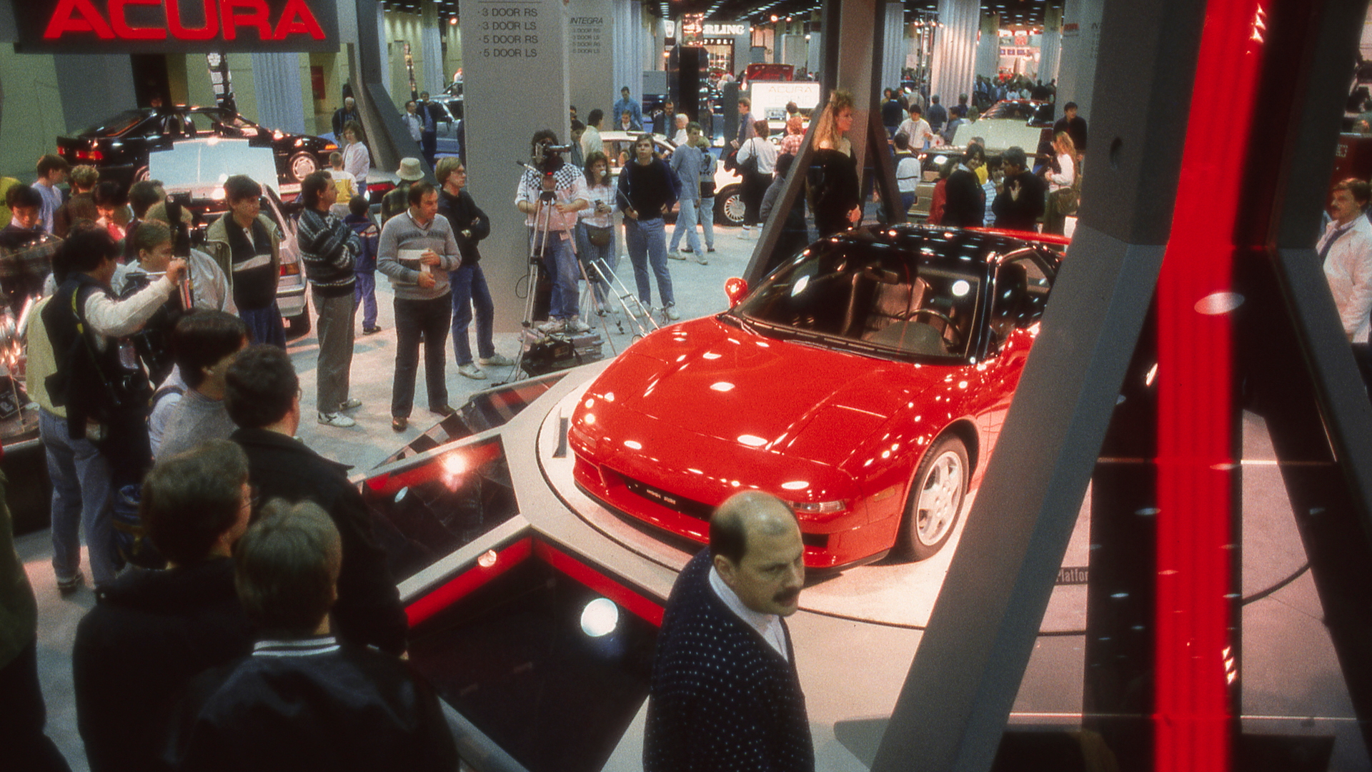 1989 Acura NS-X concept debut