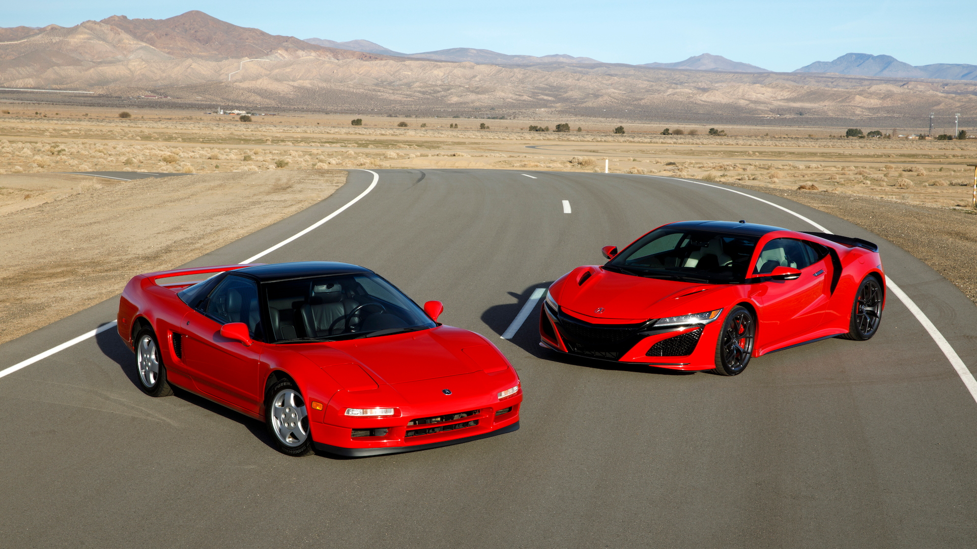 1991 and 2019 Acura NSX