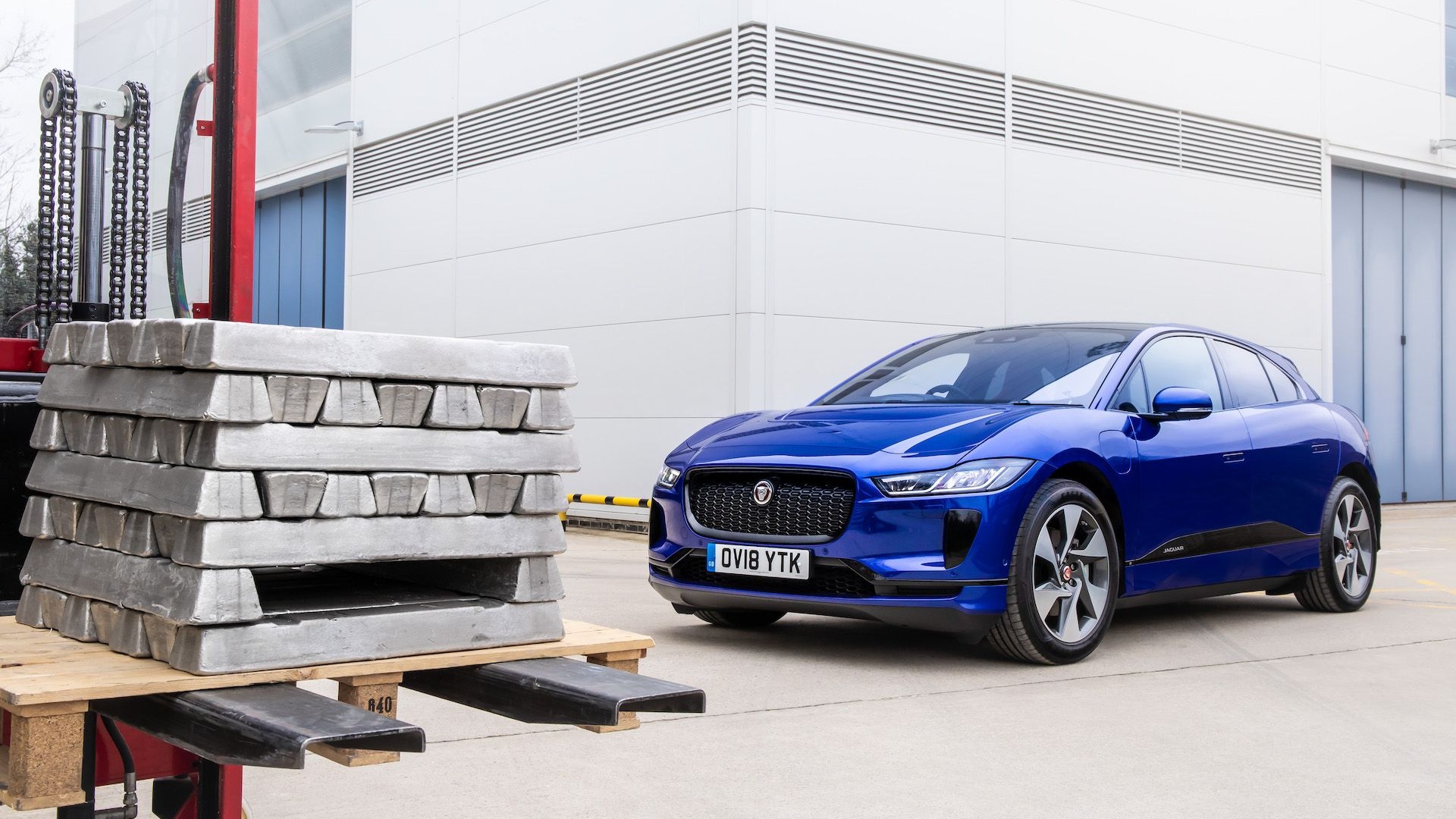 Jaguar I-Pace aluminum recycling program