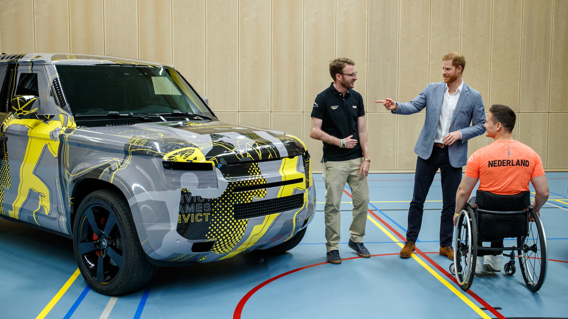 Prince Harry and 2021 Land Rover Defender