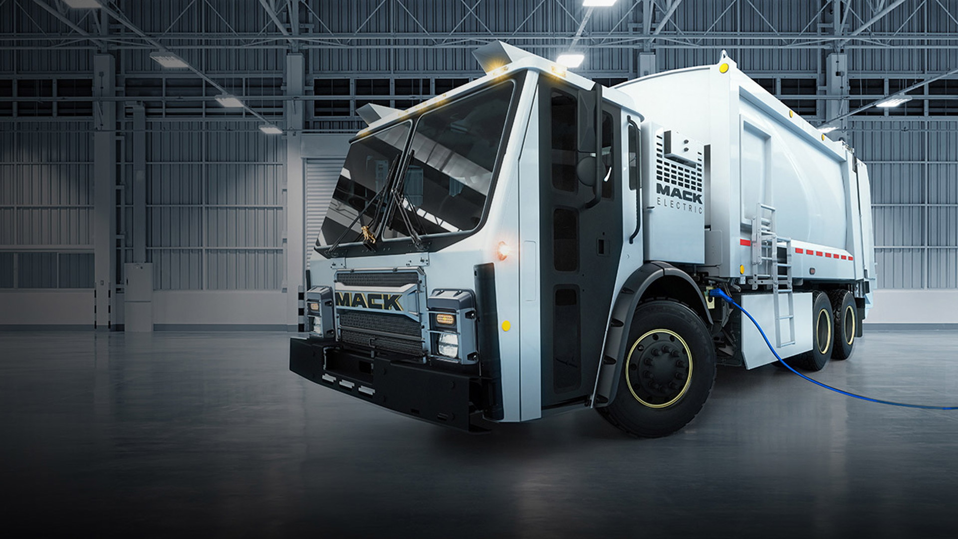 Mack Electric LR garbage truck