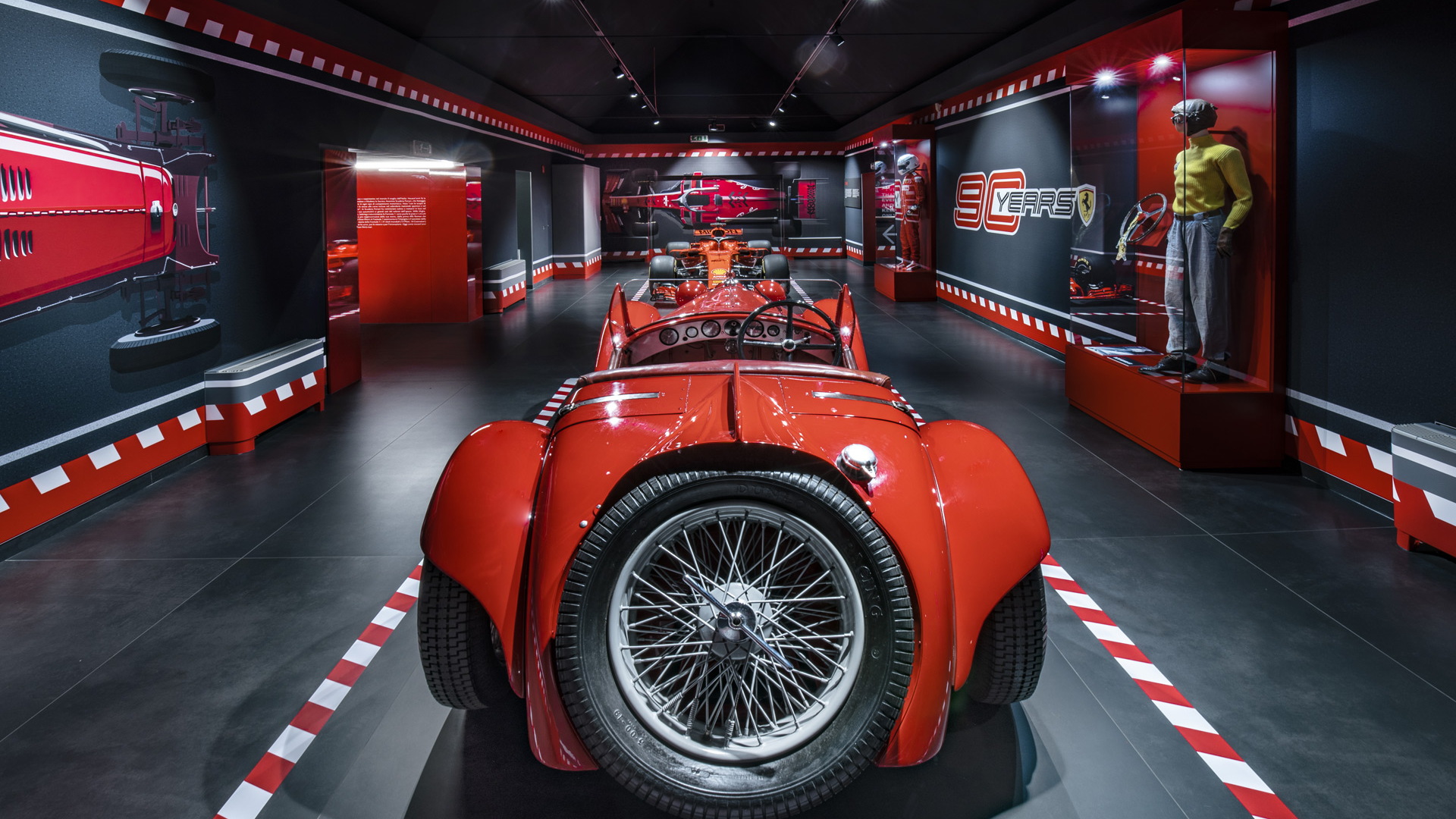 “90 Years Exhibition” at the Ferrari Museum in Maranello, Italy