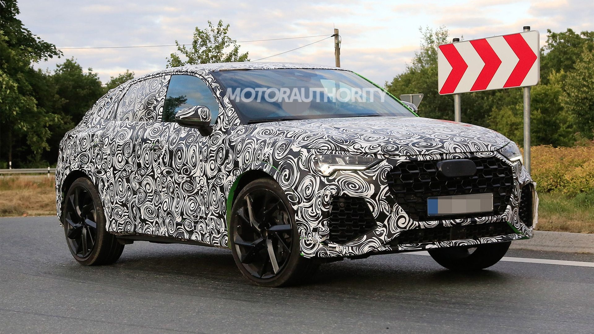 2020 Audi RS Q3 Sportback spy shots - Photo credit: S. Baldauf/SB-Medien