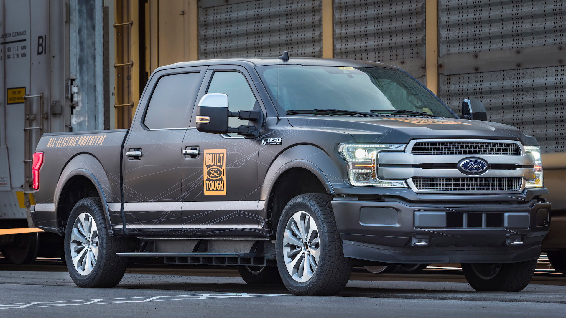 Ford F-Series electric truck prototype