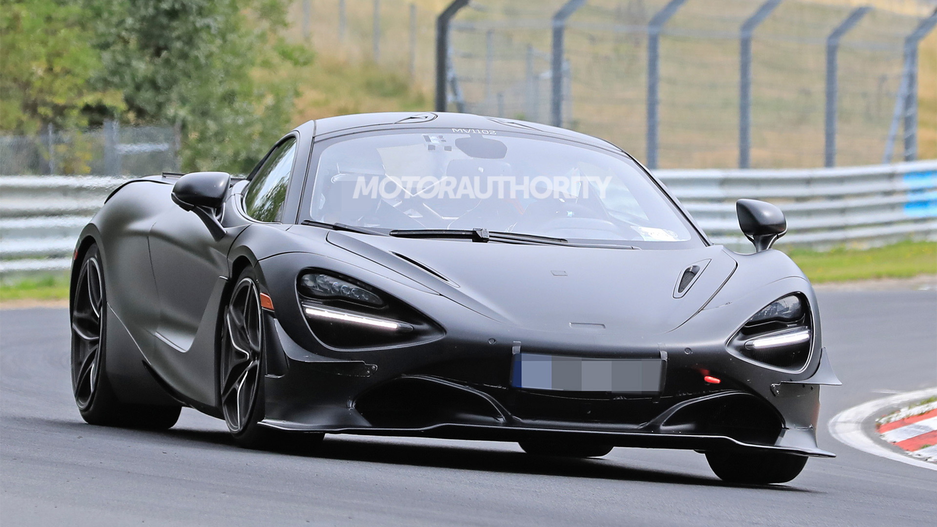 2021 McLaren 750LT test mule spy shots - Photo credit: S. Baldauf/SB-Medien
