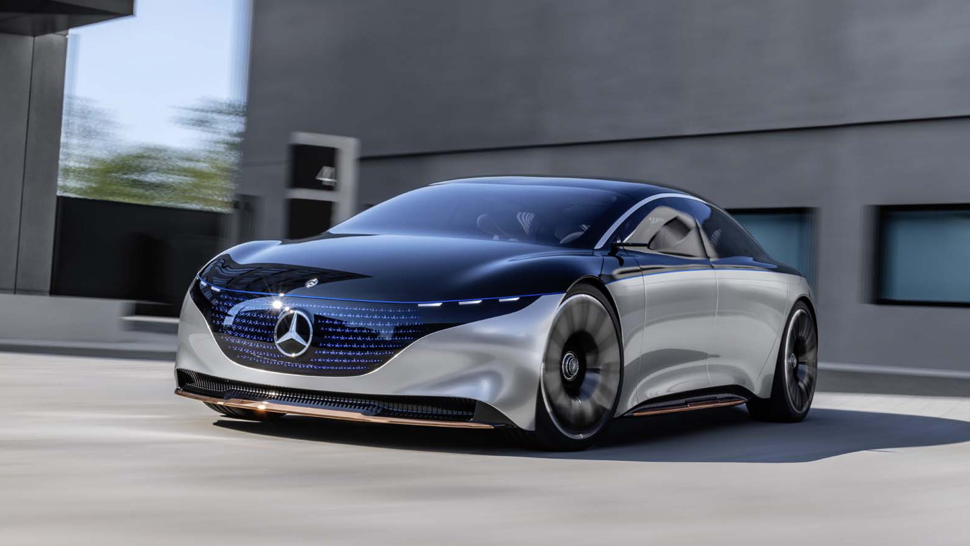 Mercedes Benz Vision Eqs Previews Flagship Electric Sedan