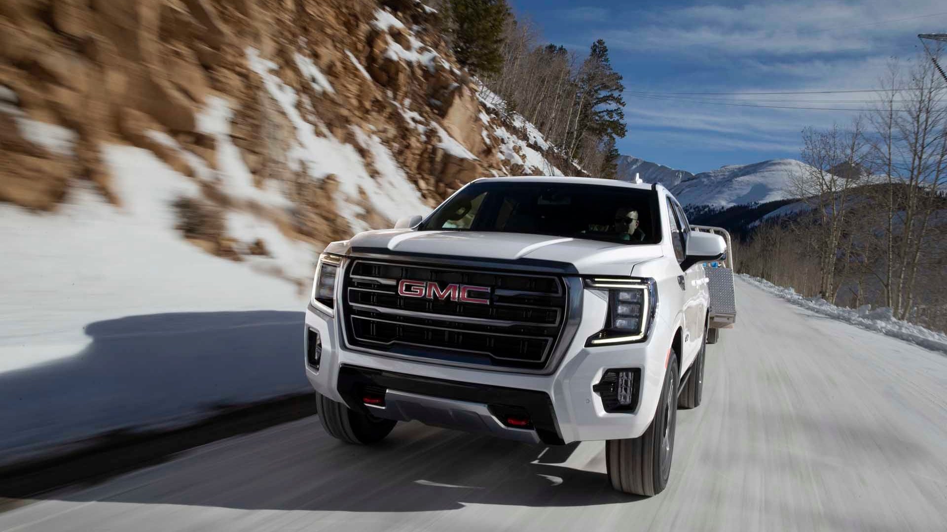 2021 GMC Yukon SUV revealed: Richer Denali, tougher AT4, and more space ...