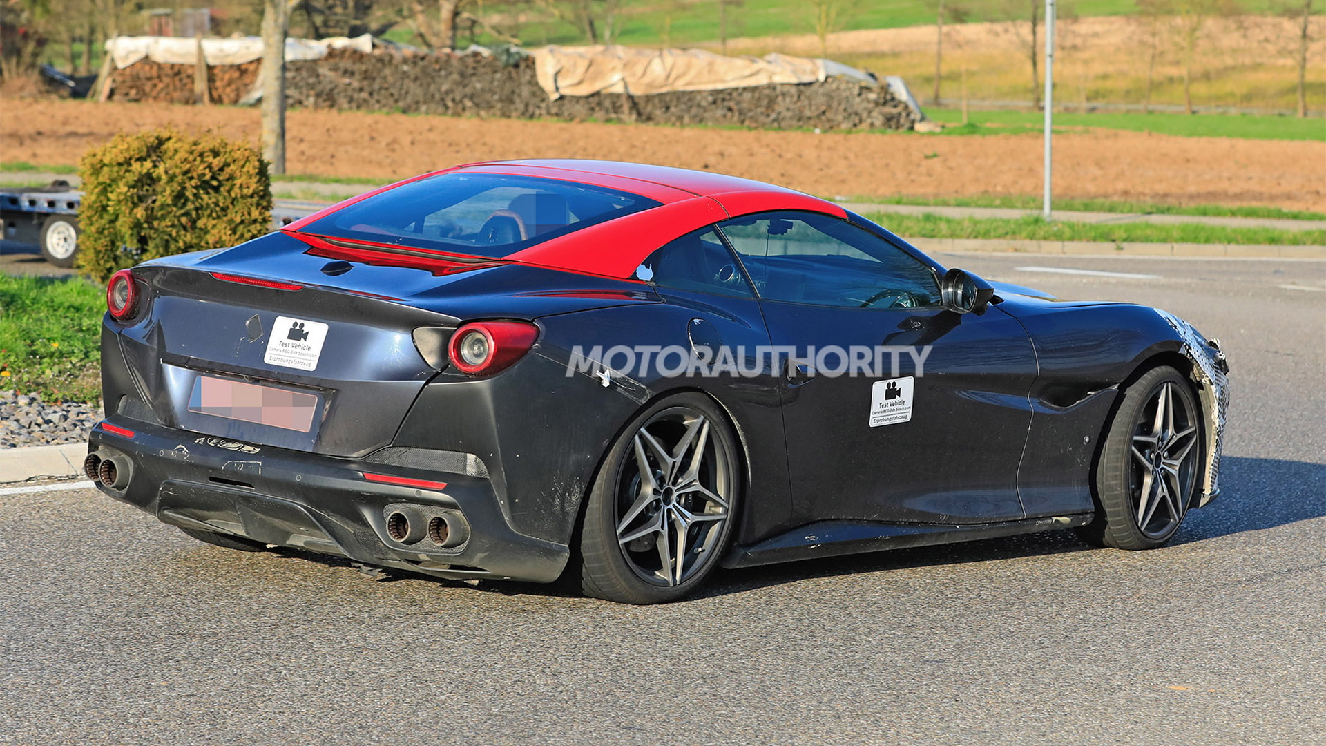 2021 Ferrari Portofino facelift spy shots - Photo credit: S. Baldauf/SB-Medien