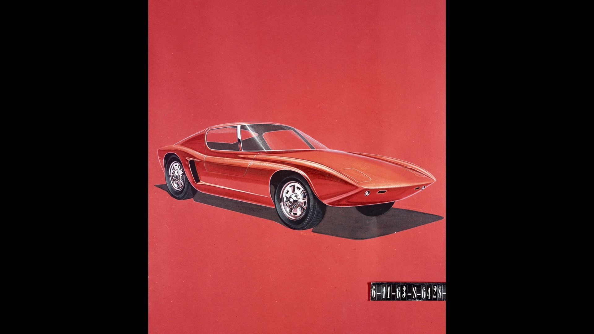 Ford GT40 early design sketch