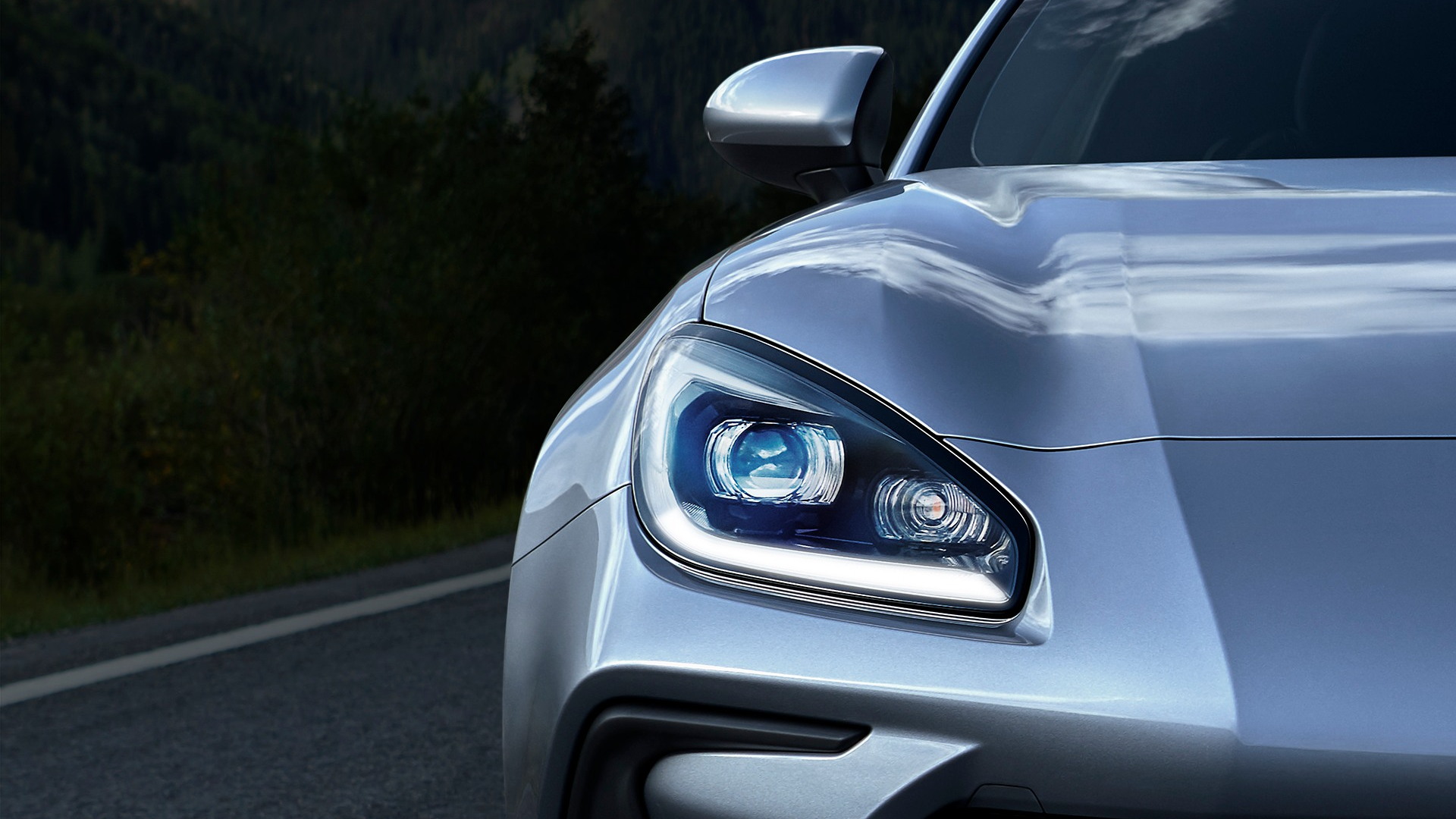 Teaser for 2022 Subaru BRZ debuting on November 18, 2020