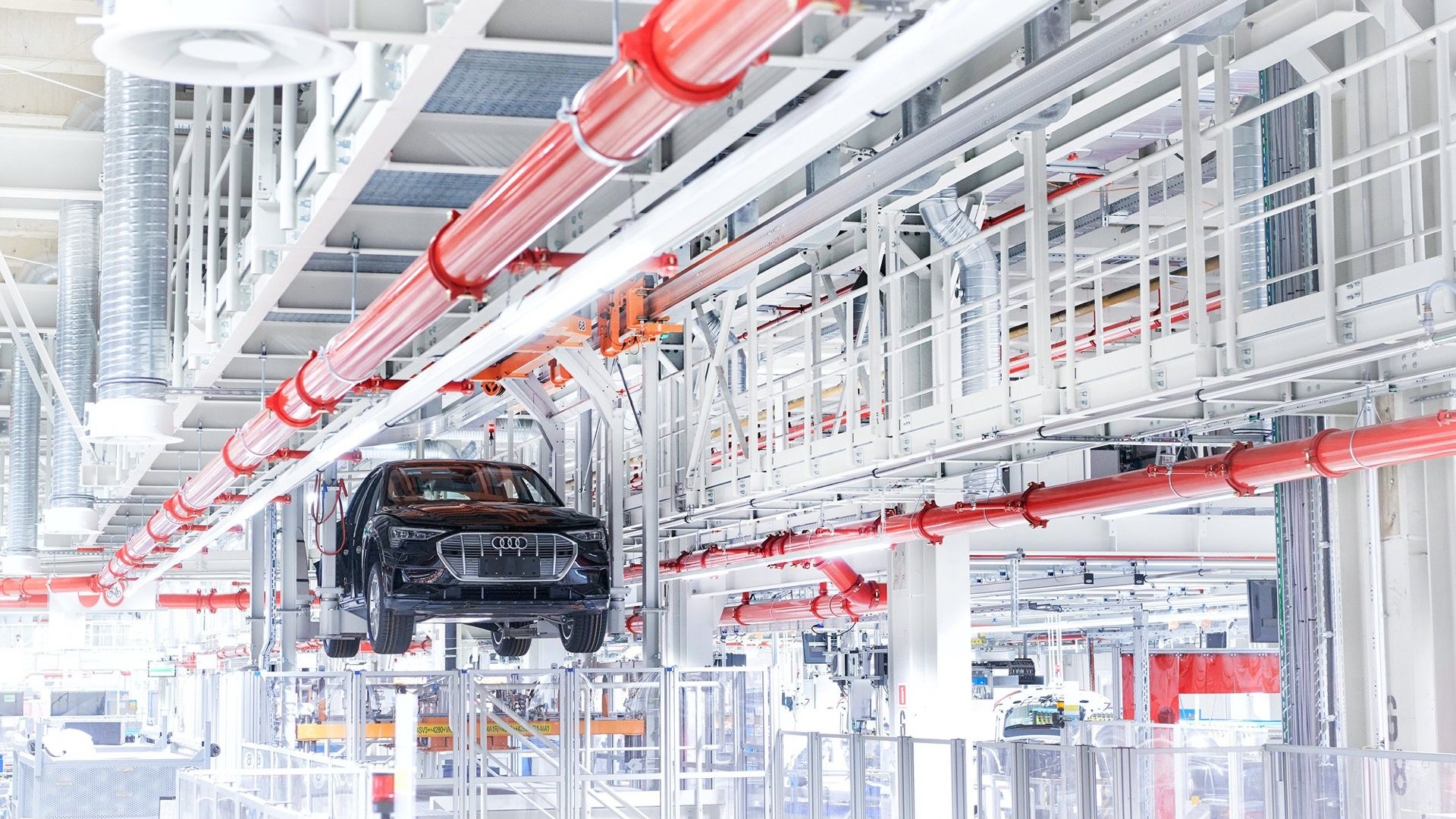 Audi E-Tron production in Brussels