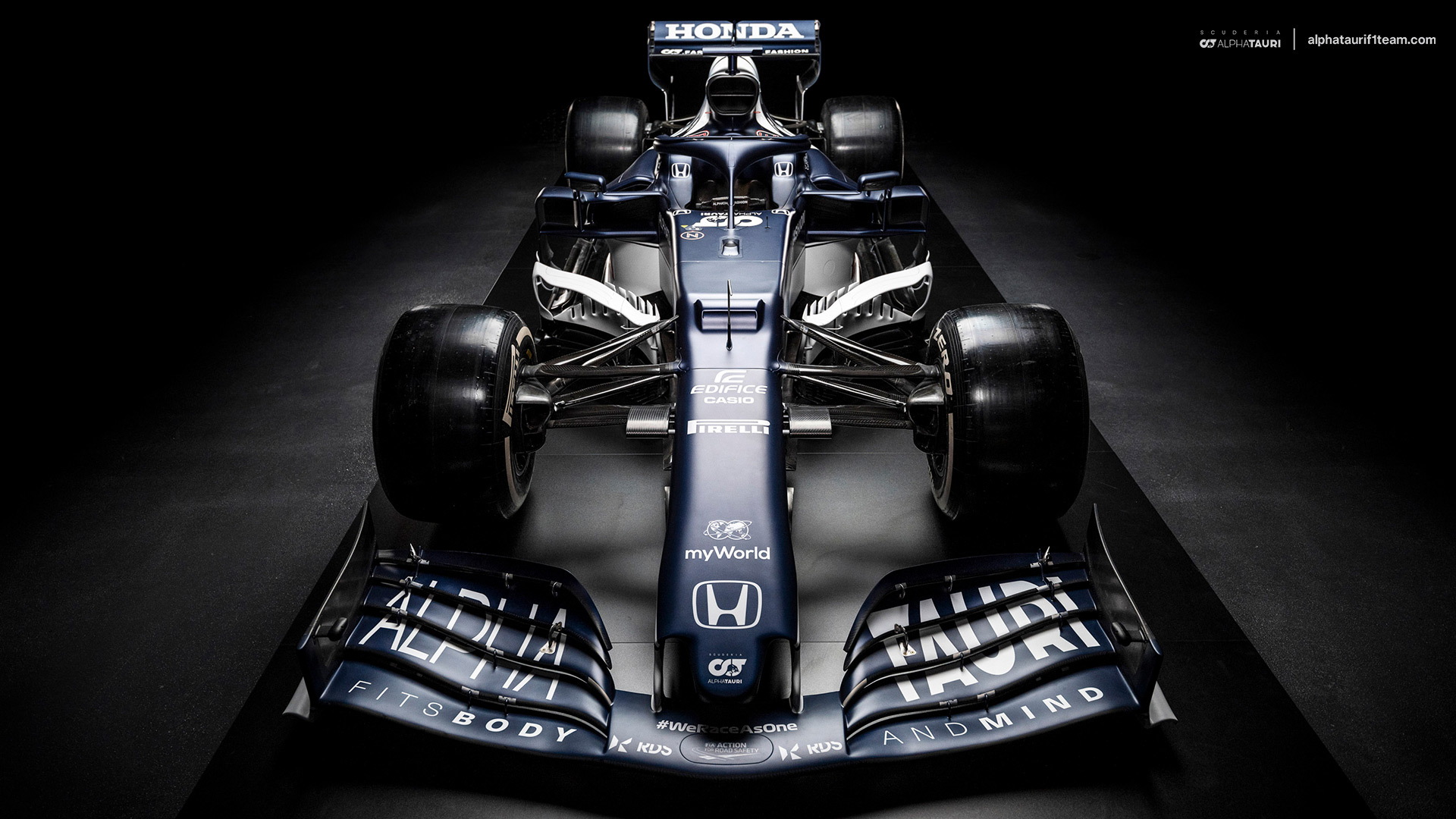 2021 AlphaTauri AT02 Formula One race car