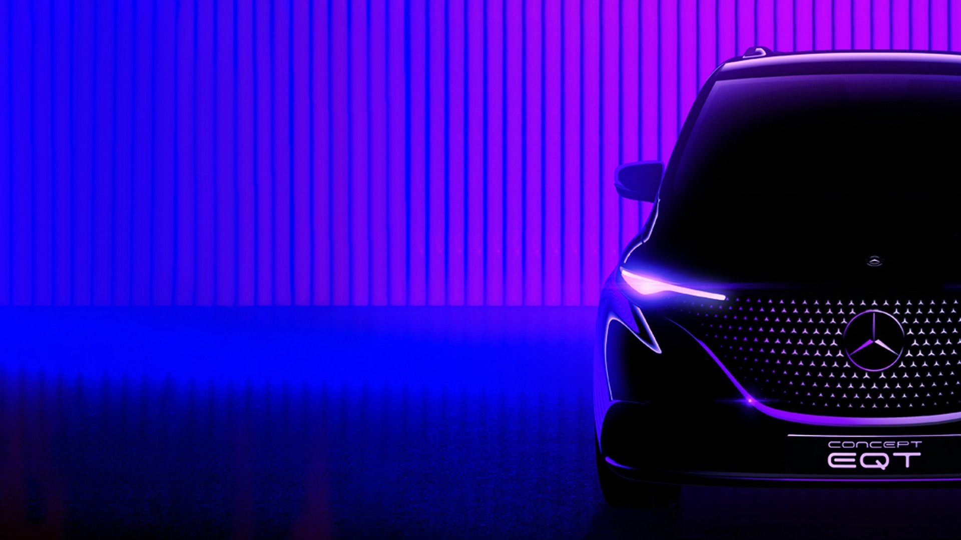 Teaser for Mercedes-Benz Concept EQT debuting on May 10, 2021