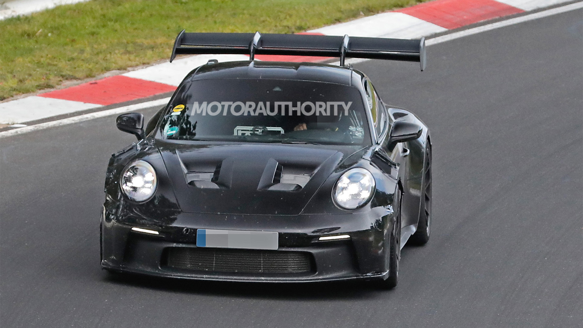 2023 Porsche 911 GT3 RS spy shots - Photo credit: S. Baldauf/SB-Medien