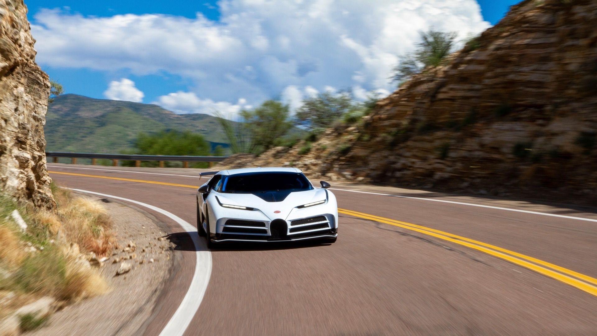 Bugatti hot weather testing