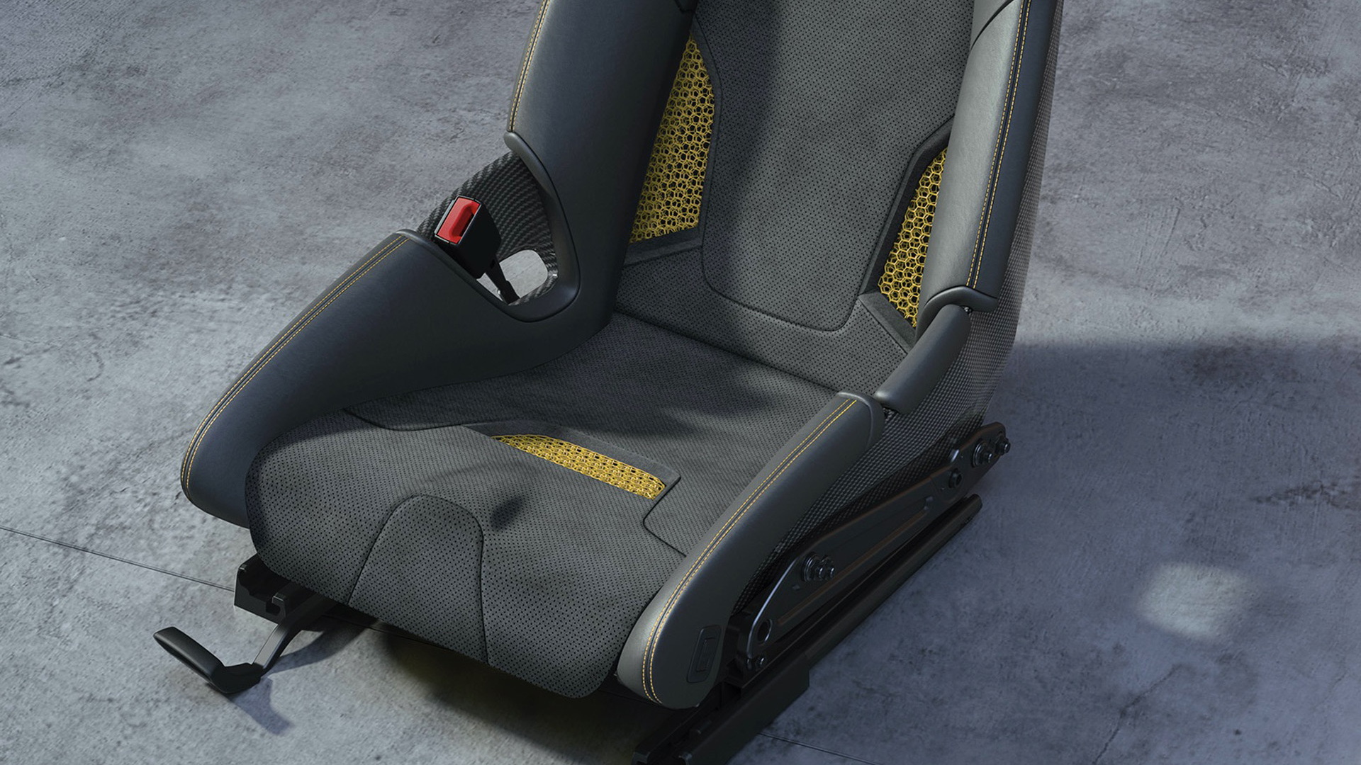 Porsche 3D-printed seat