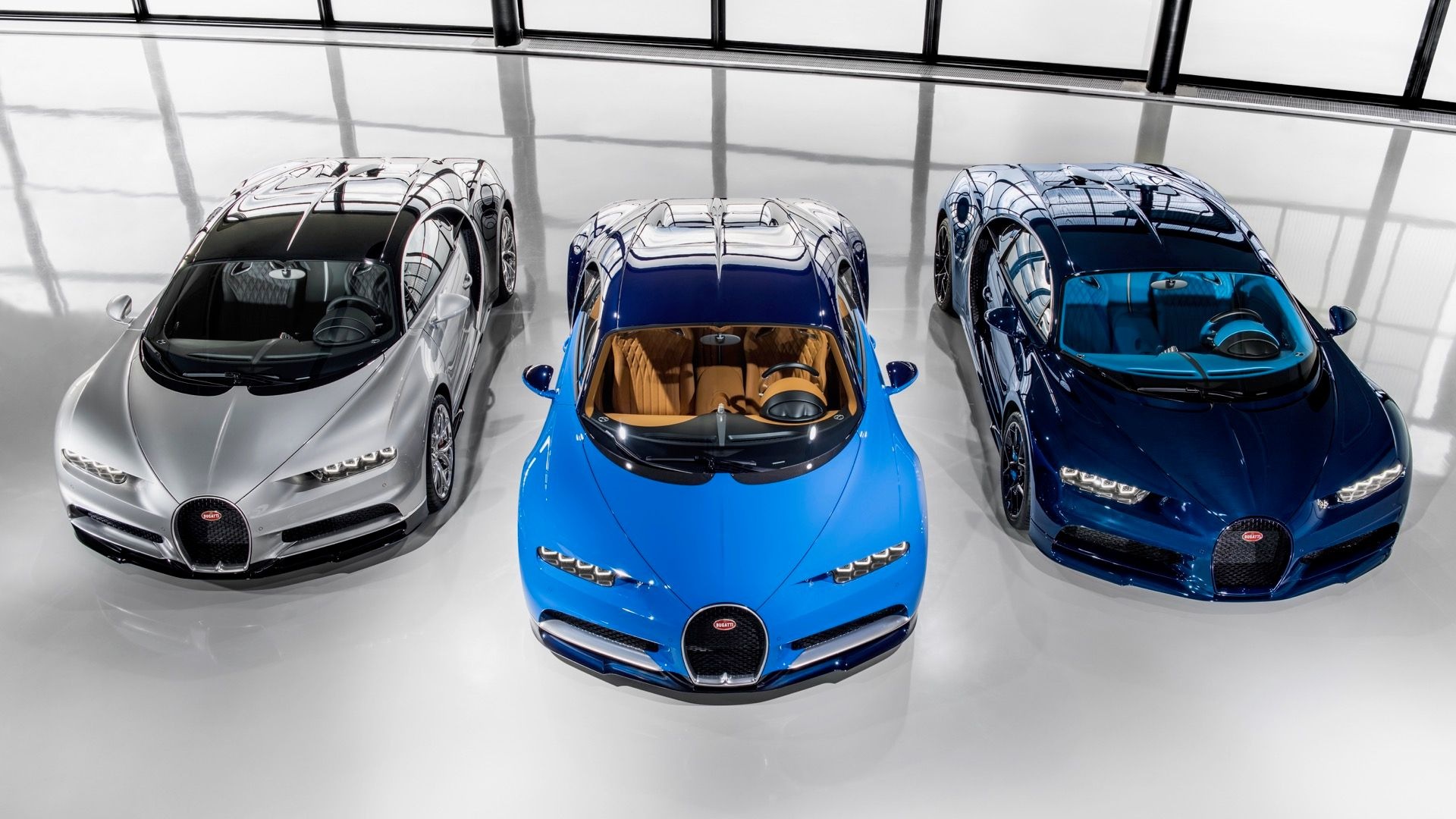 The first three customer Bugatti Chirons