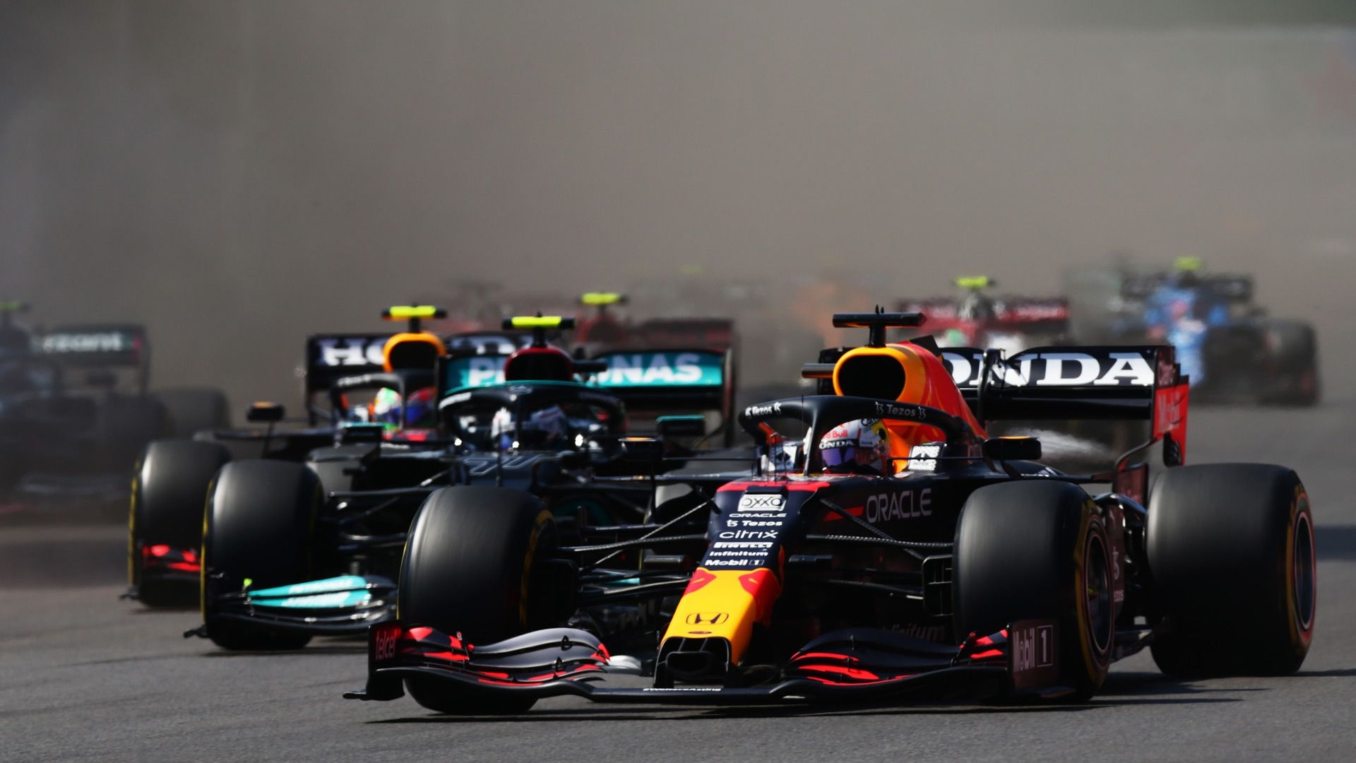 Red Bull Racing's Max Verstappen at the 2021 Formula One Mexico City Grand Prix