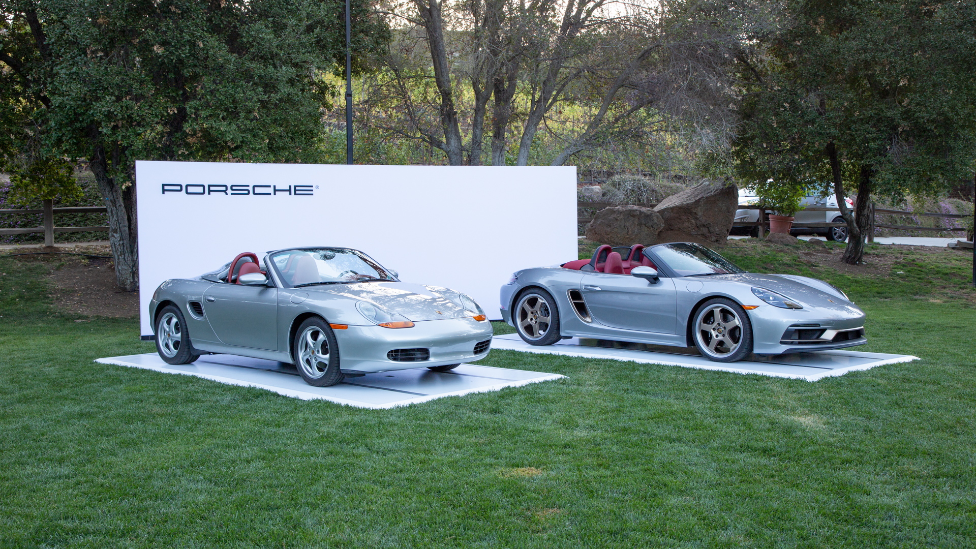 1997 Porsche Boxster and 2021 Porsche 718 Boxster