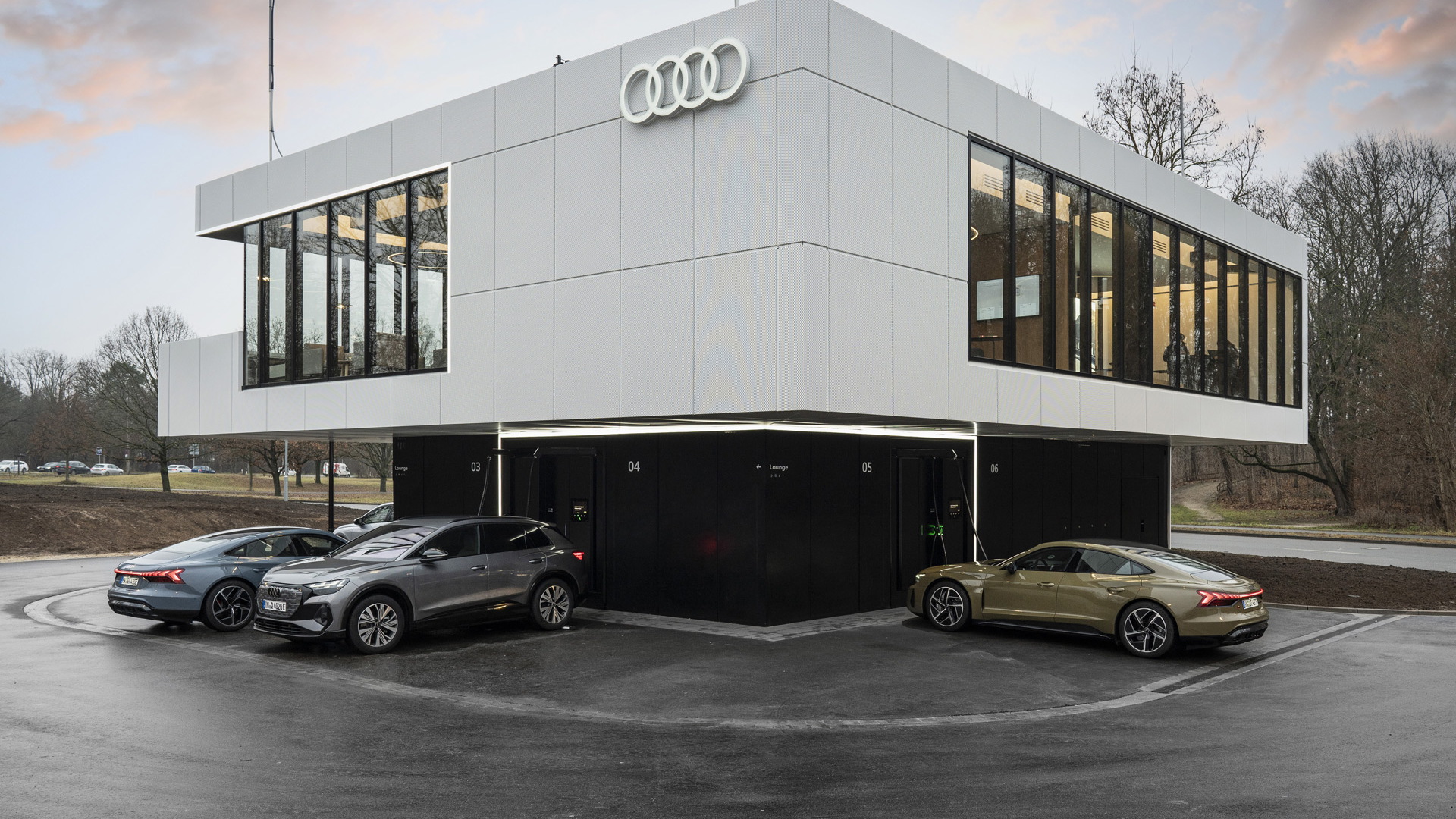 Audi Charging Hub concept in Nuremberg, Germany