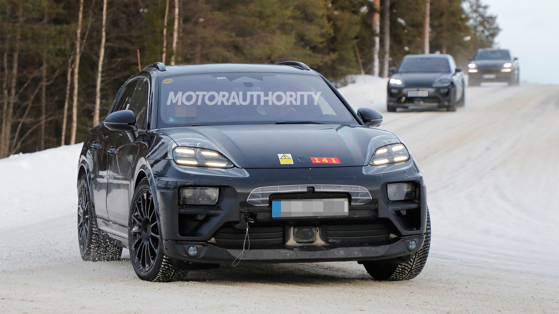 2024 Porsche Macan EV spy shots - Photo credit: S. Baldauf/SB-Medien