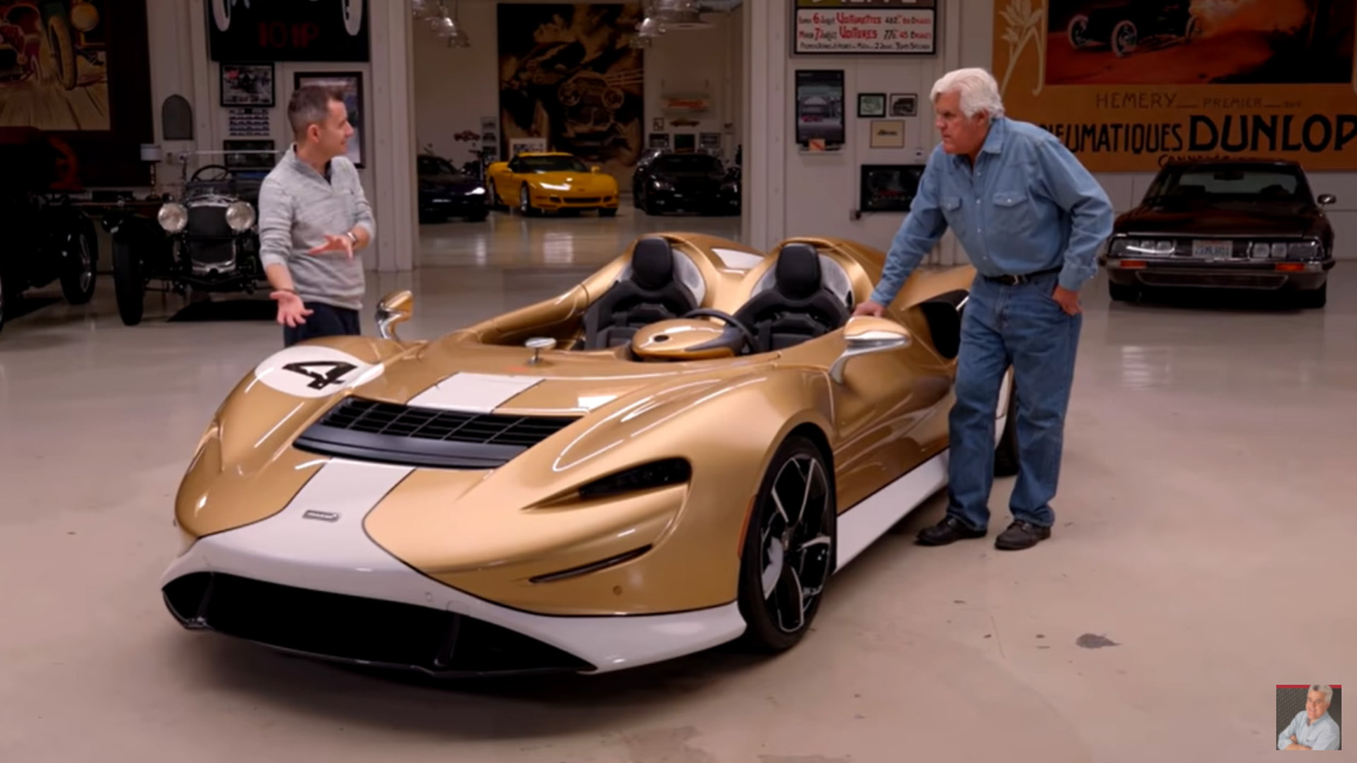 Jay Leno and the McLaren Elva - video
